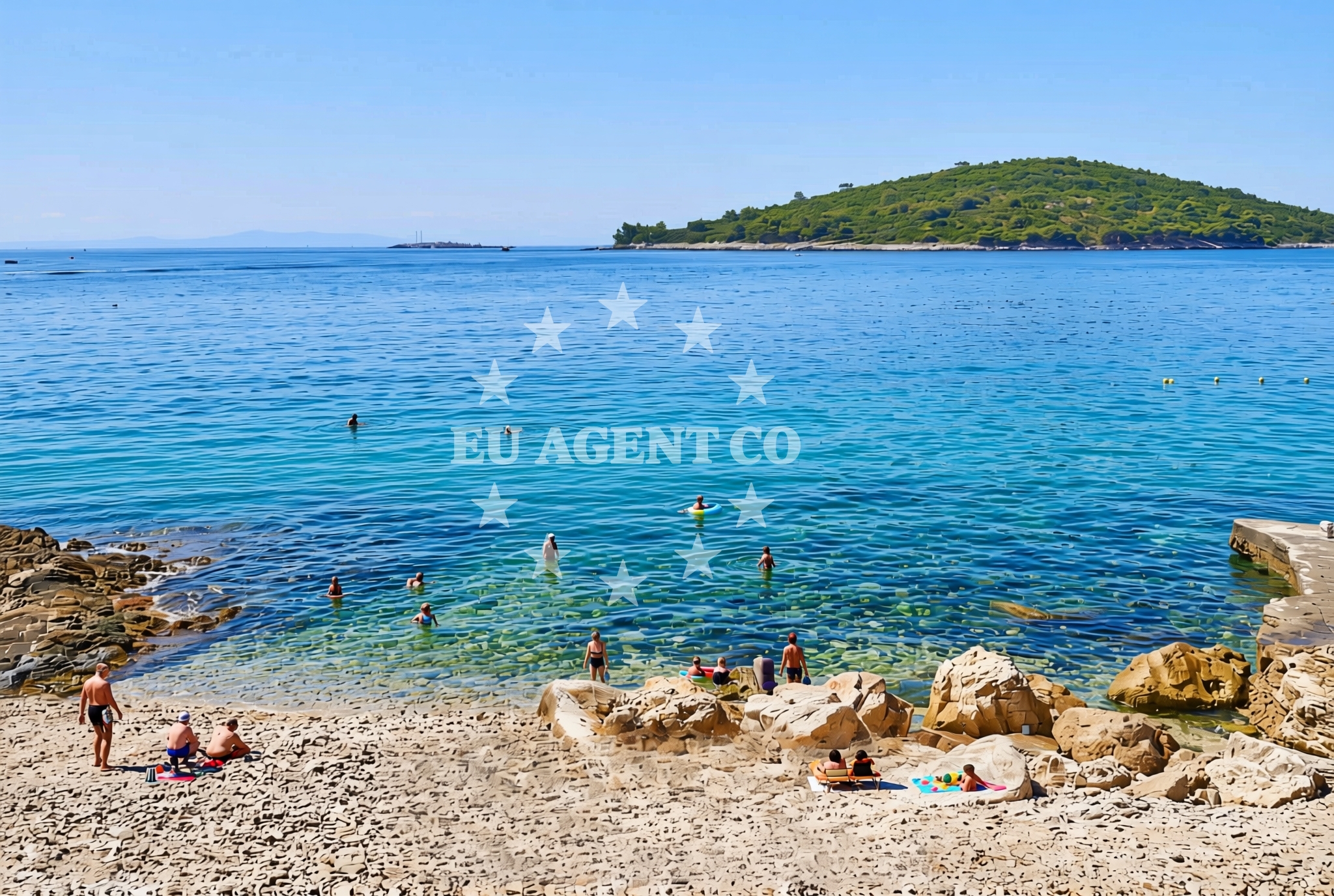 Overview of Maslinica (Šolta): beaches and coves (4) in Maslinica (Šolta)
