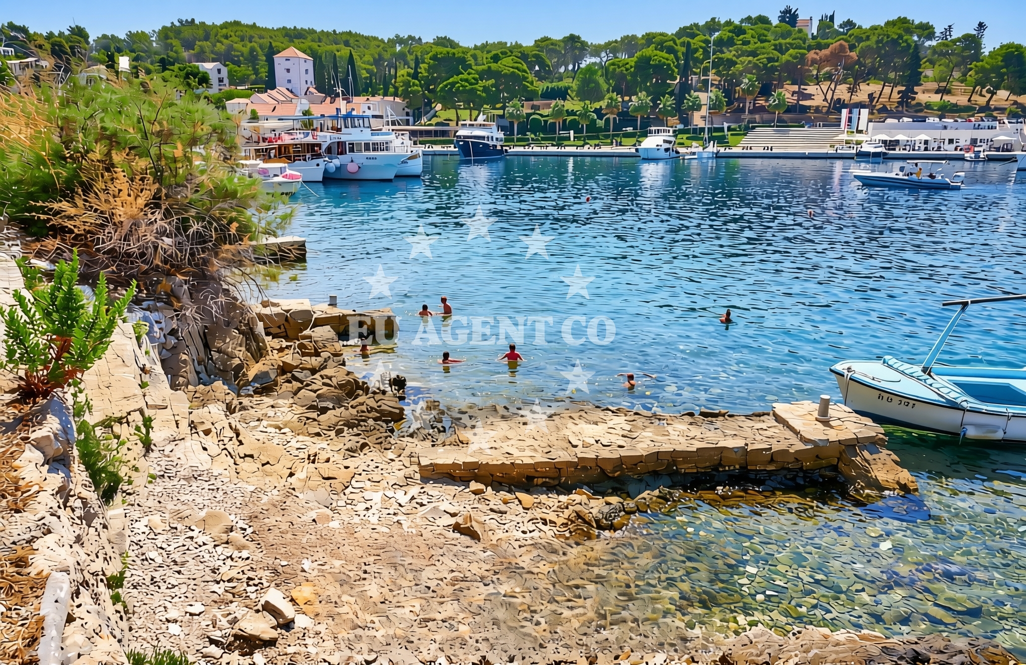 Additional view of Maslinica (Šolta): beaches and coves (4) in Maslinica (Šolta)