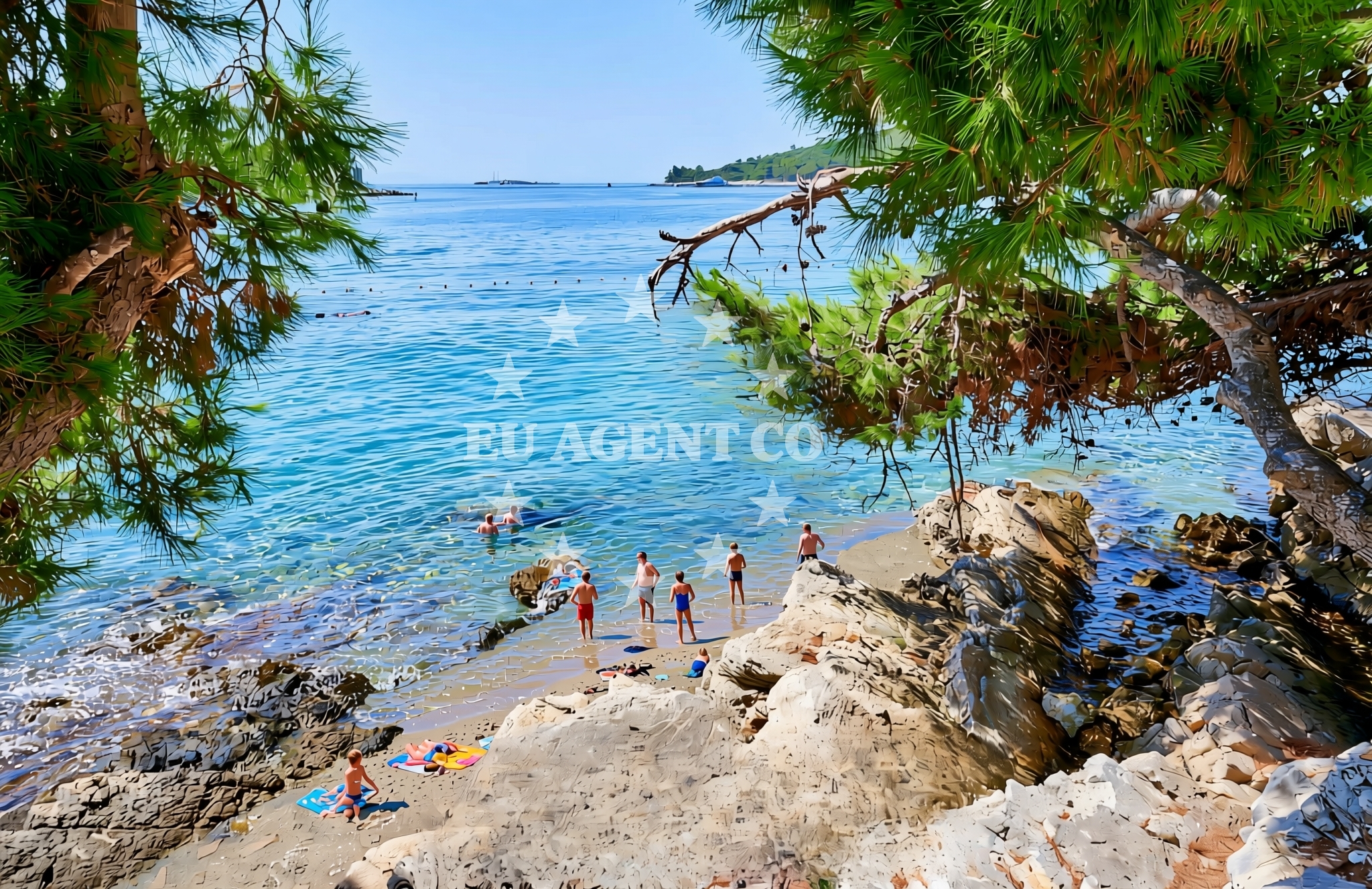 Additional view of Maslinica (Šolta): beaches and coves (4) in Maslinica (Šolta)