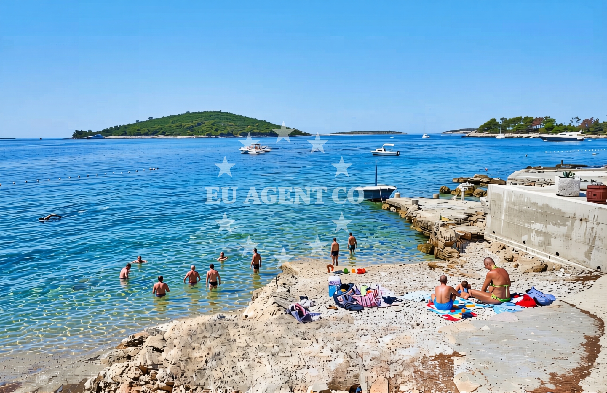 Additional view of Maslinica (Šolta): beaches and coves (4) in Maslinica (Šolta)
