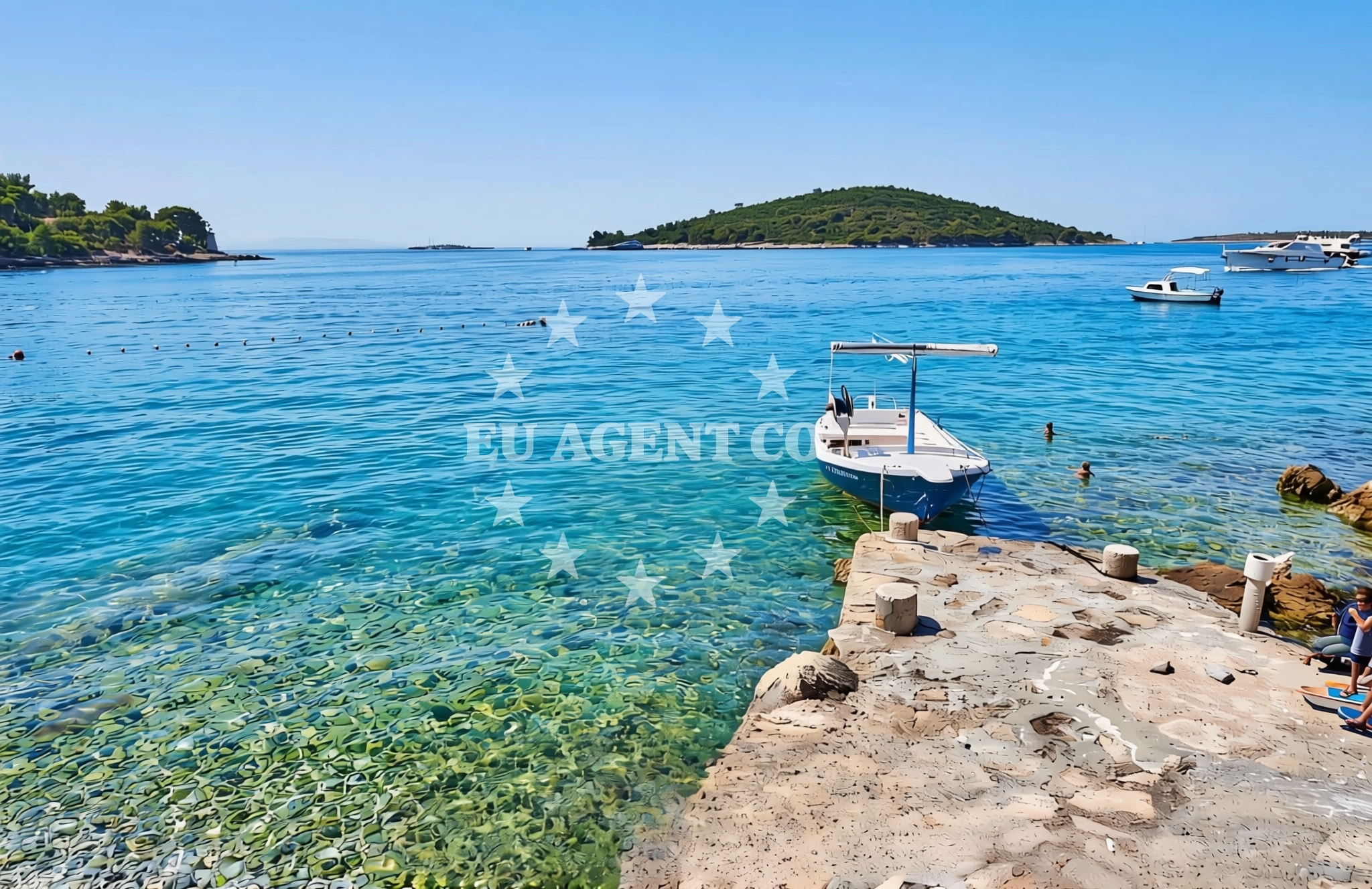 Additional view of Maslinica (Šolta): beaches and coves (4) in Maslinica (Šolta)