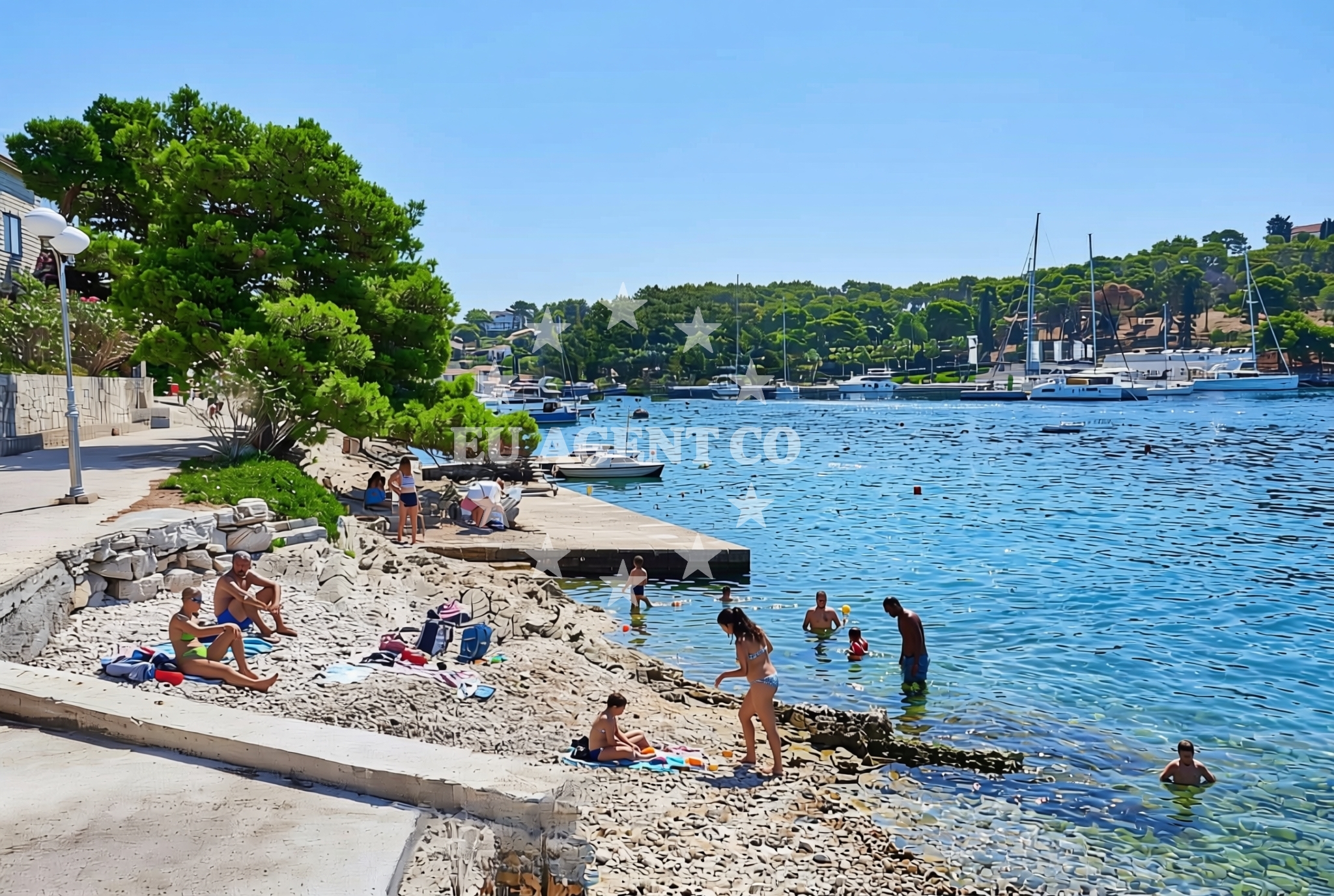 Additional view of Maslinica (Šolta): beaches and coves (4) in Maslinica (Šolta)