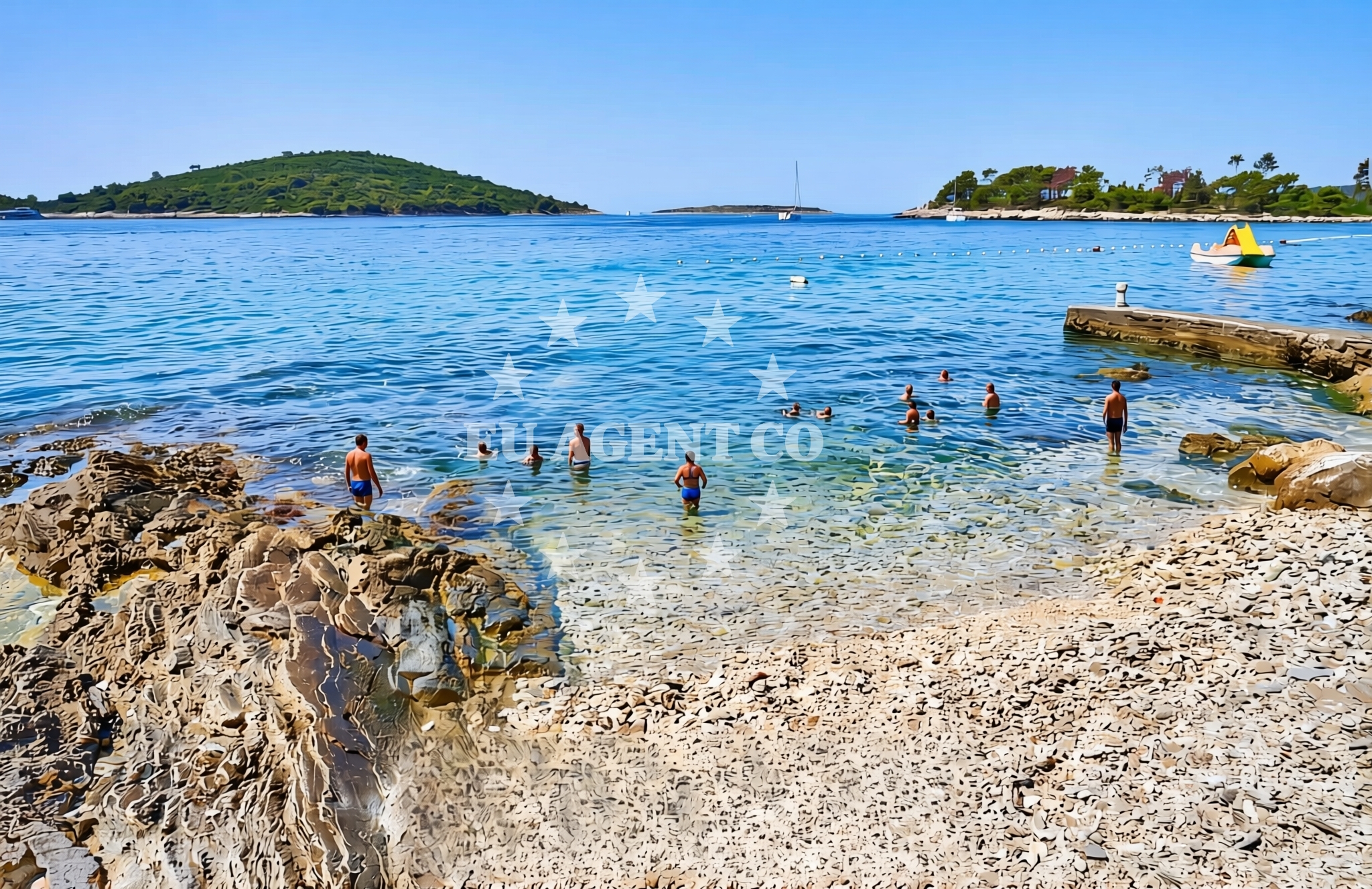 Additional view of Maslinica (Šolta): beaches and coves (4) in Maslinica (Šolta)