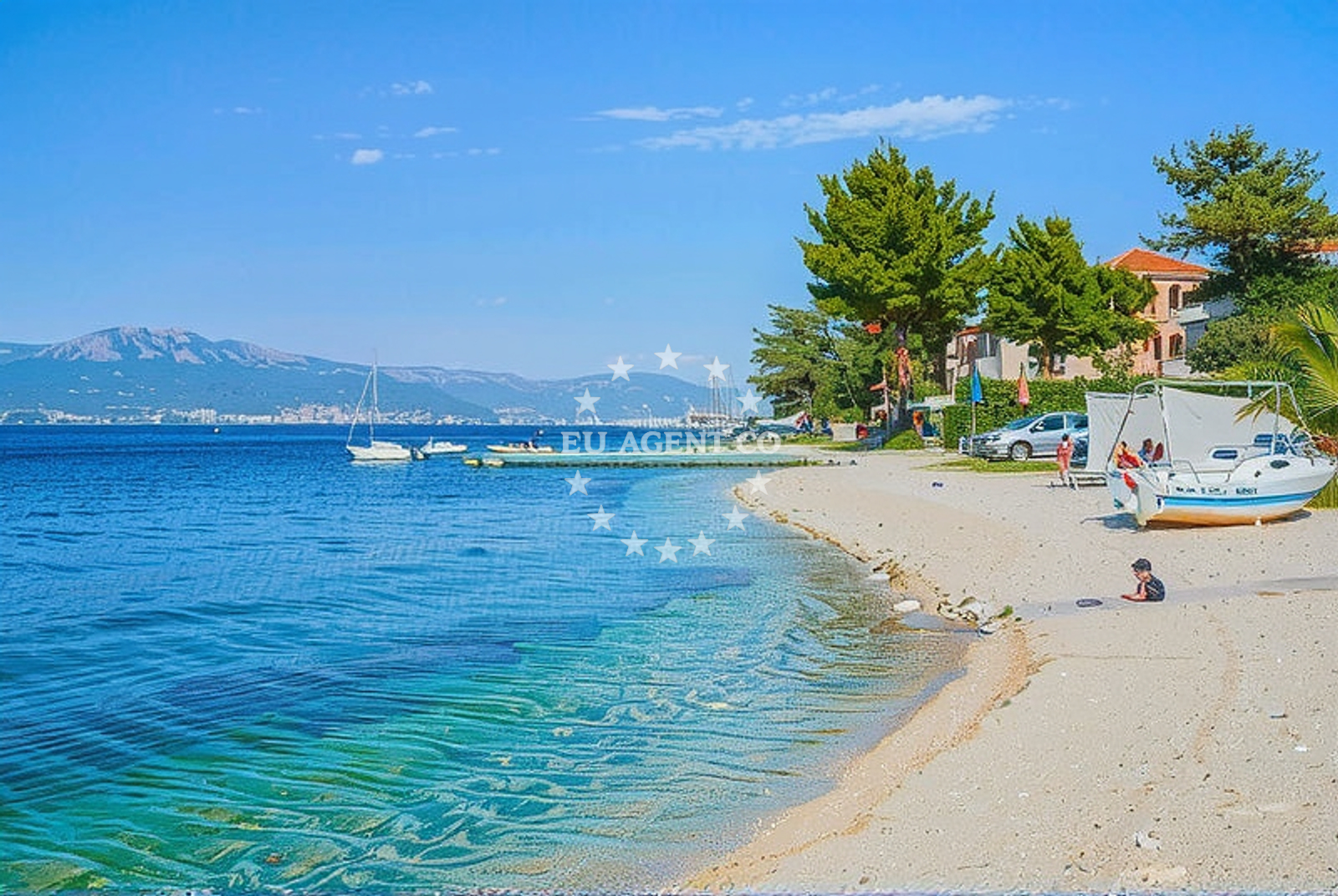 Additional view of Mastrinka Beach in Put Sv. Križa 54, Trogir
