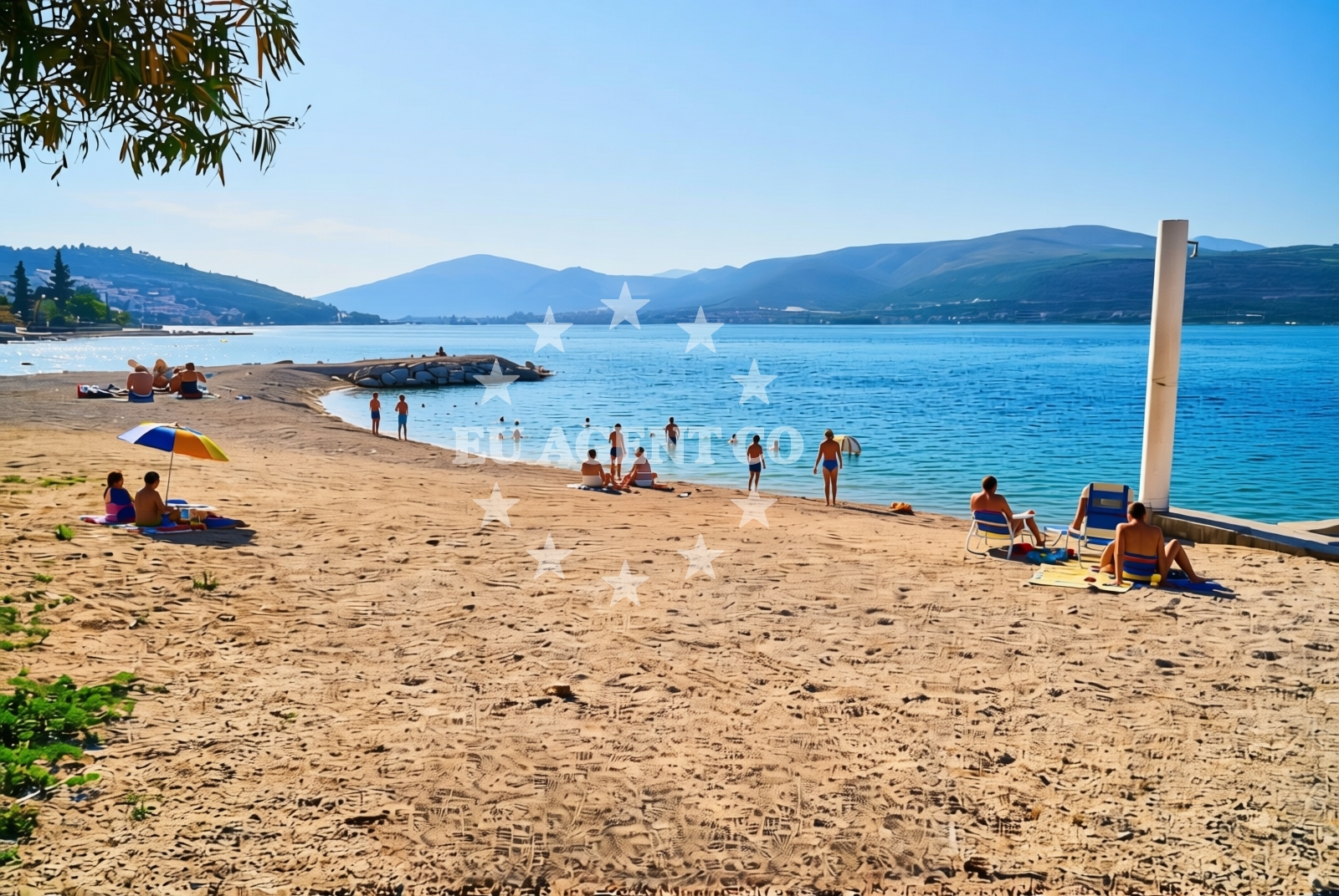 Sea and coastal view of Mastrinka (Čiovo): beaches and coves (3) in Mastrinka (Čiovo)