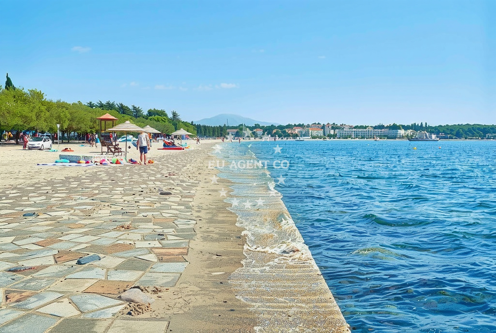 Additional view of Materada beach in Materada 31, Poreč