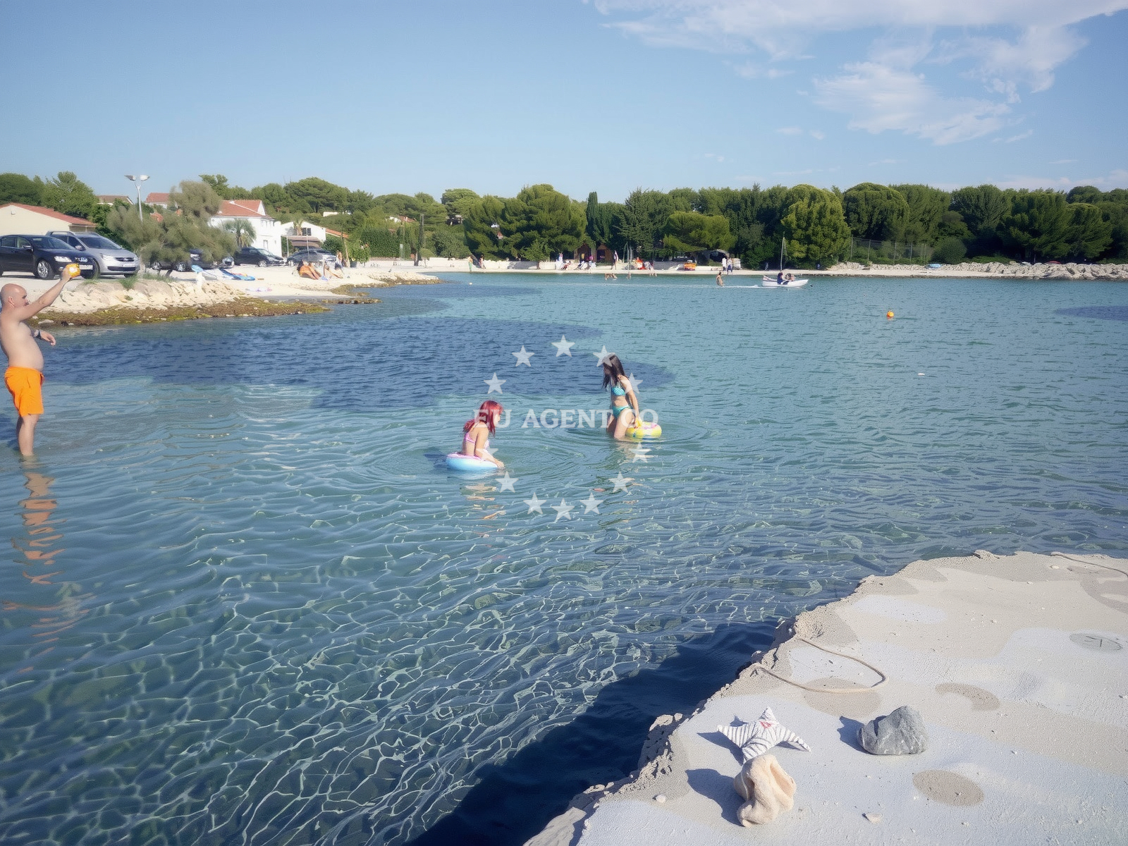 Additional view of Matlovac beach in II ulica br. 15, Ždrelac