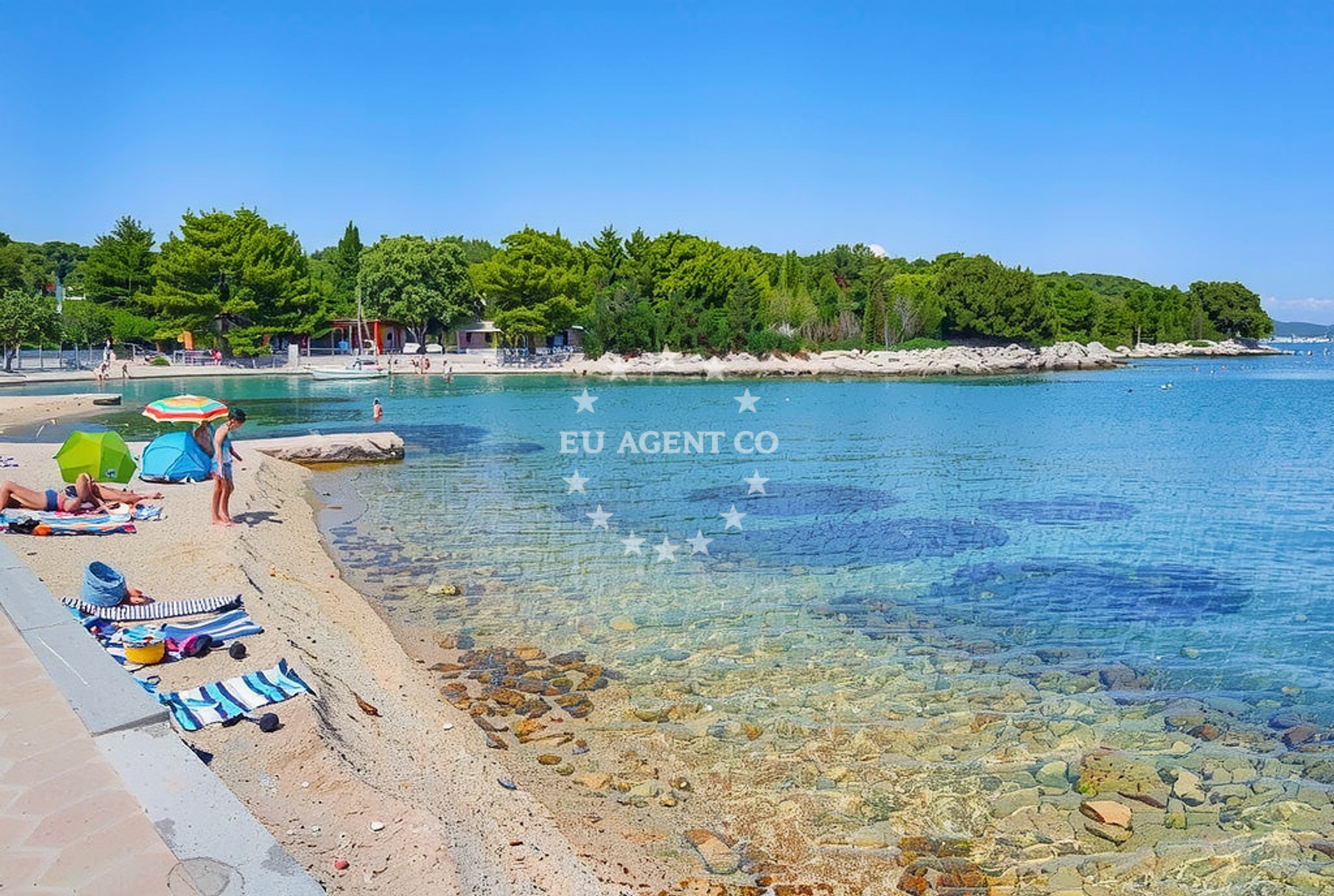 Additional view of Matlovac beach in II ulica br. 15, Ždrelac