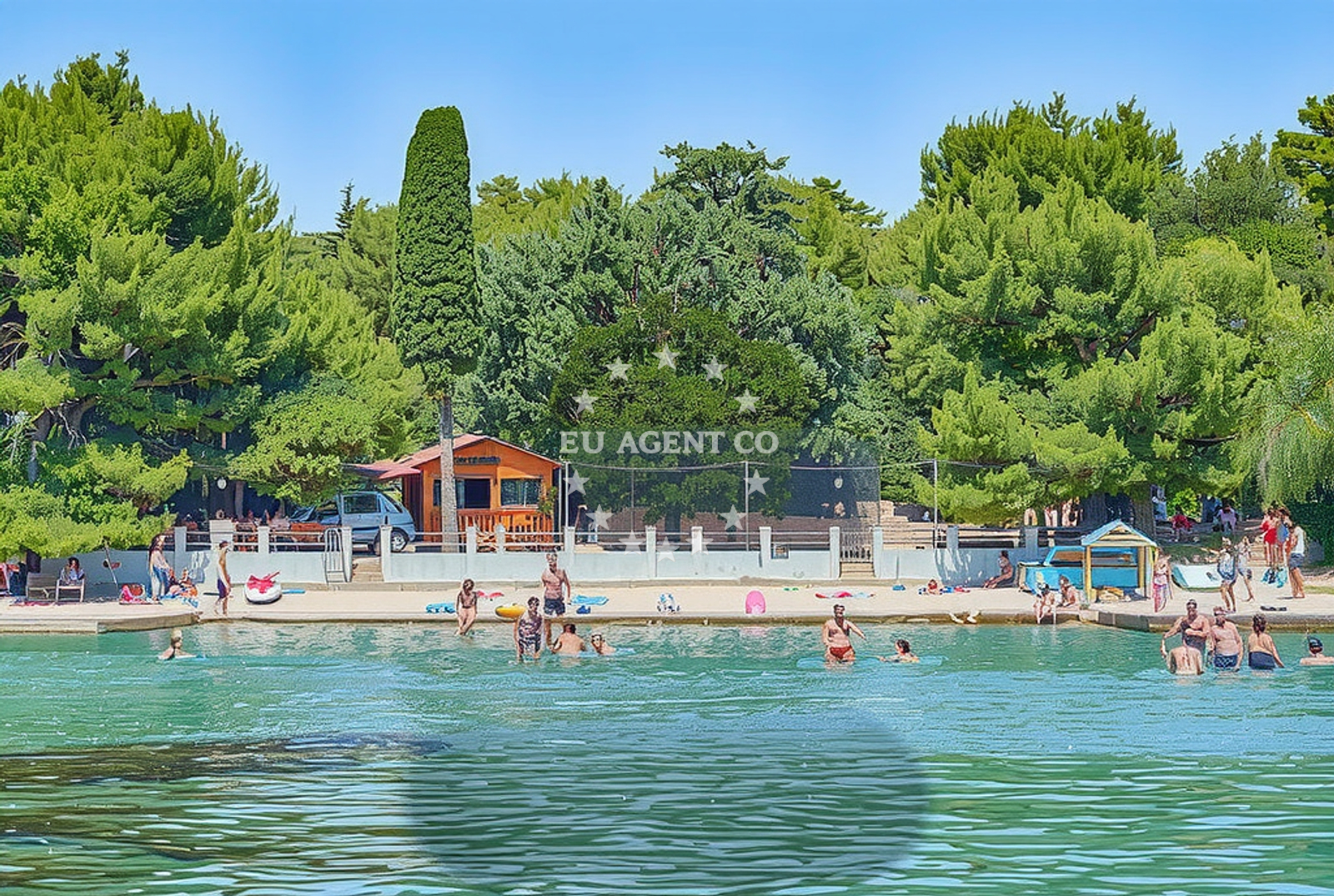 Additional view of Matlovac beach in II ulica br. 15, Ždrelac