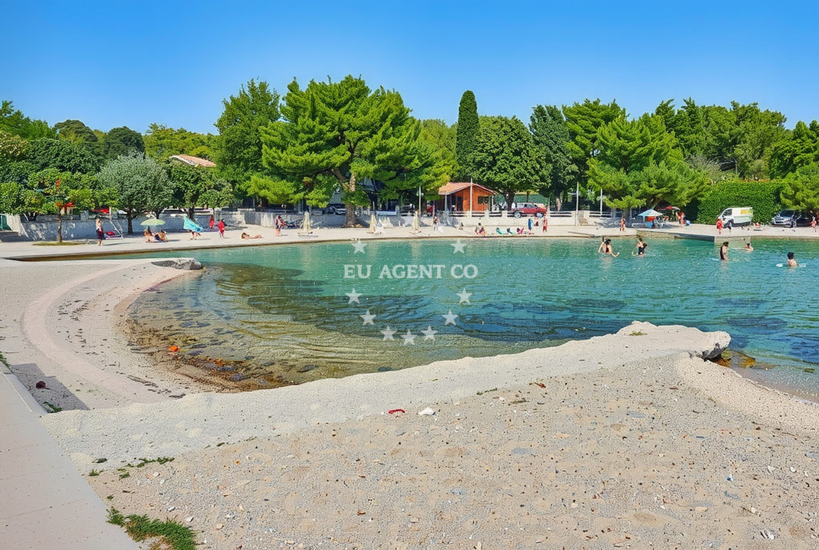Additional view of Matlovac beach in II ulica br. 15, Ždrelac