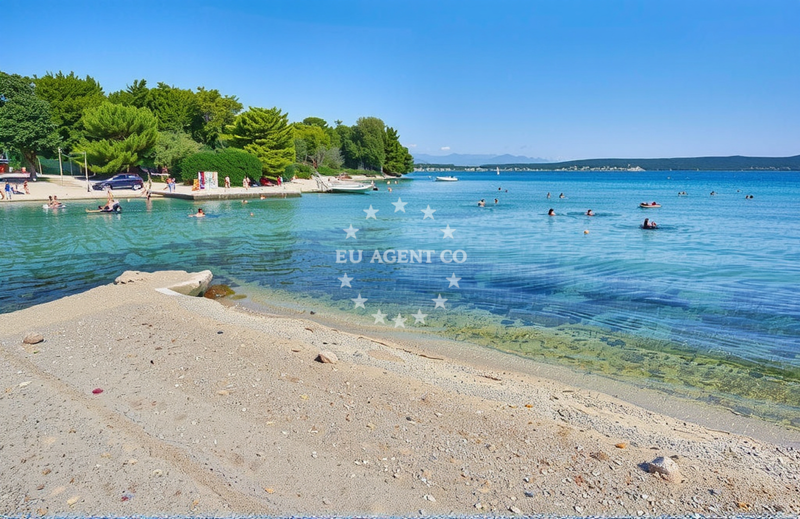 Additional view of Matlovac beach in II ulica br. 15, Ždrelac