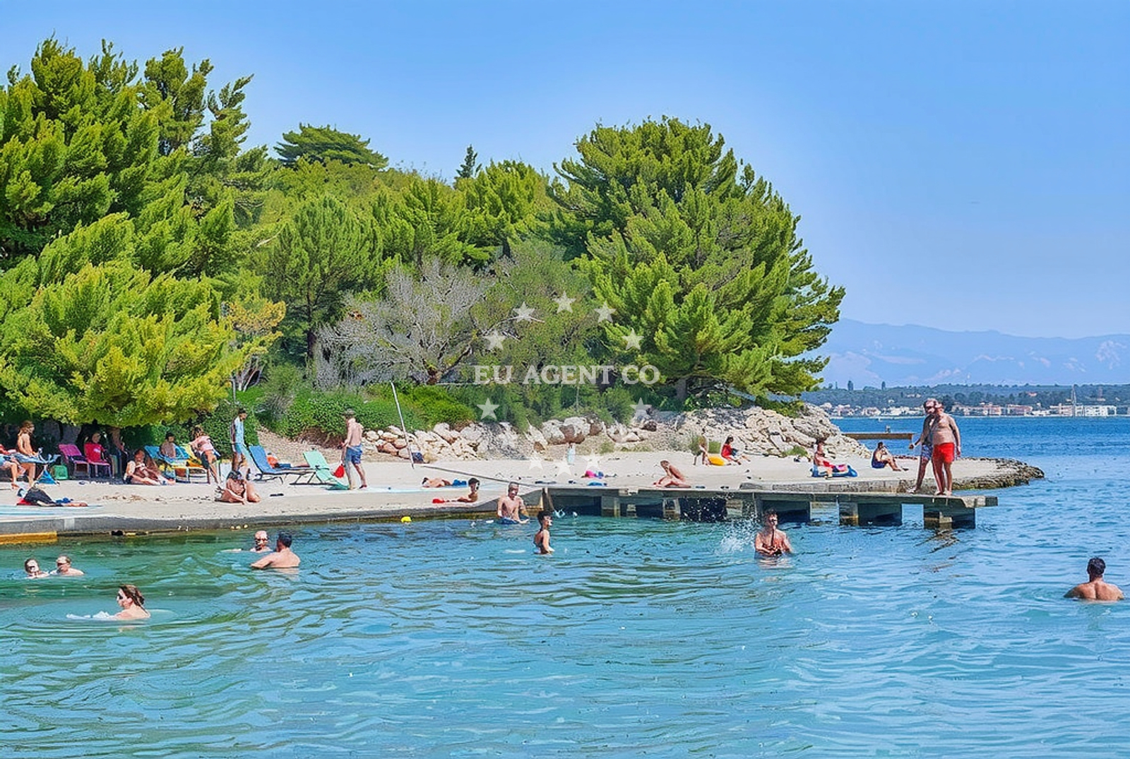 Additional view of Matlovac beach in II ulica br. 15, Ždrelac