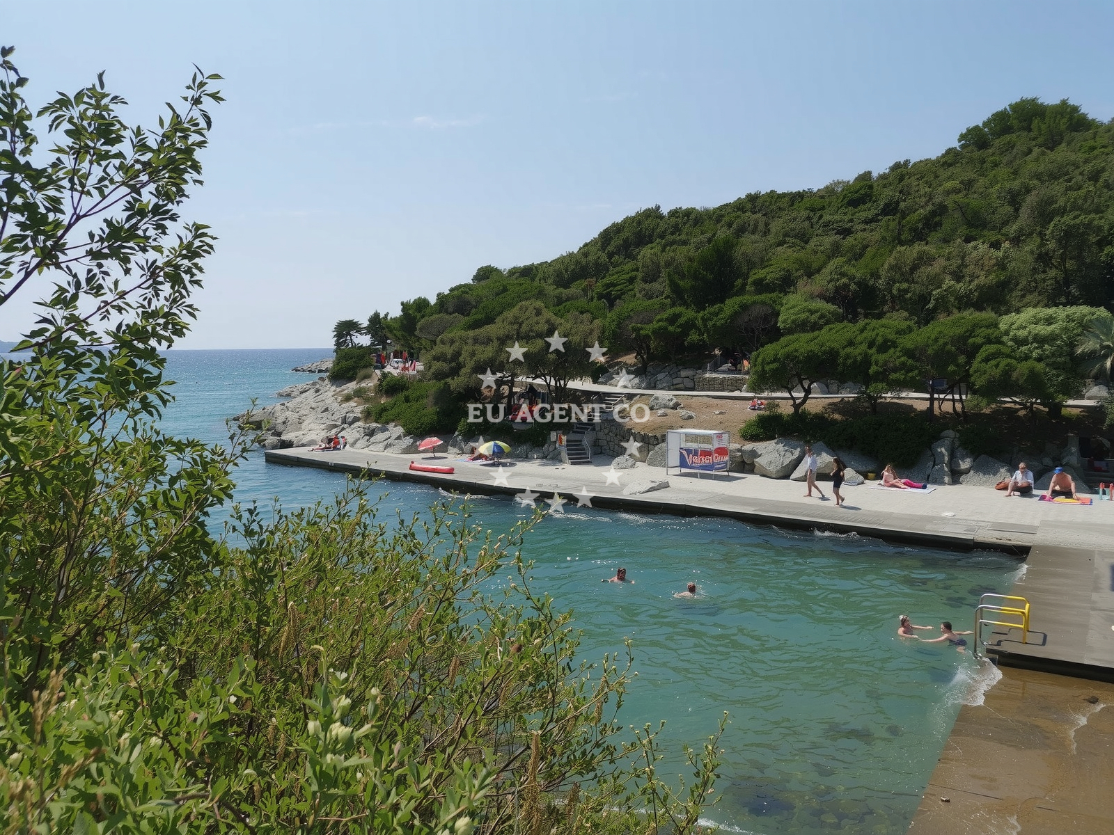 Additional view of Matovica beach in 77b Kampor, Kampor