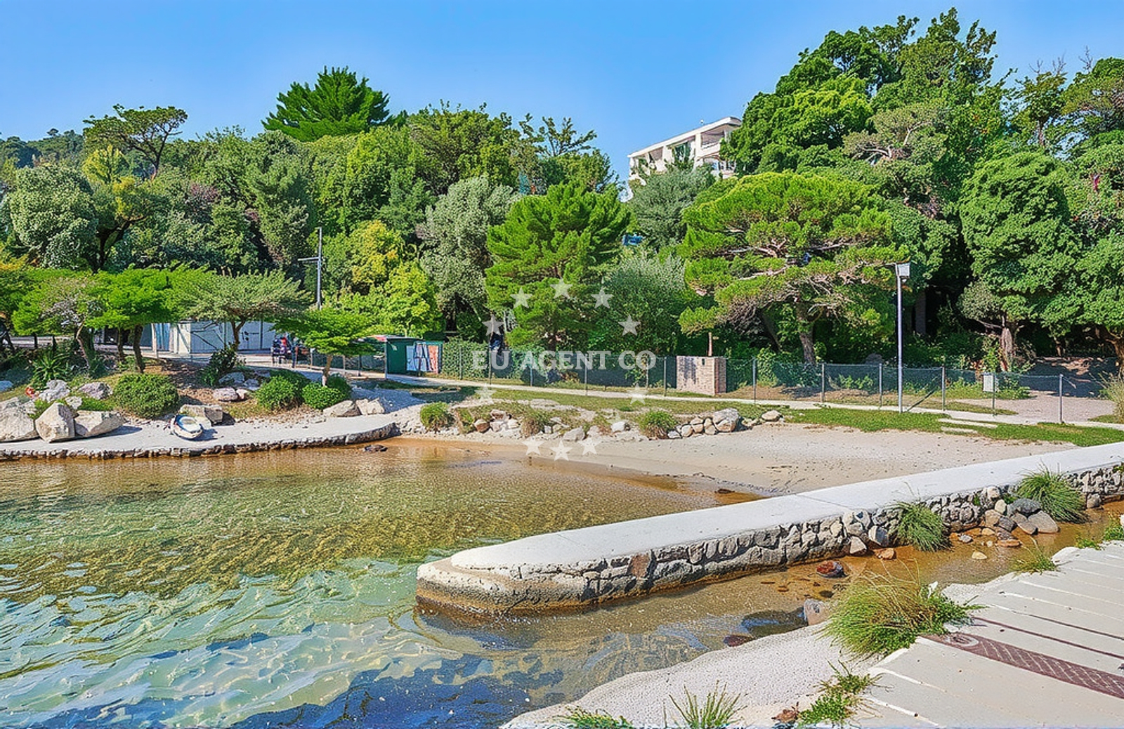 Additional view of Matovica beach in 77b Kampor, Kampor