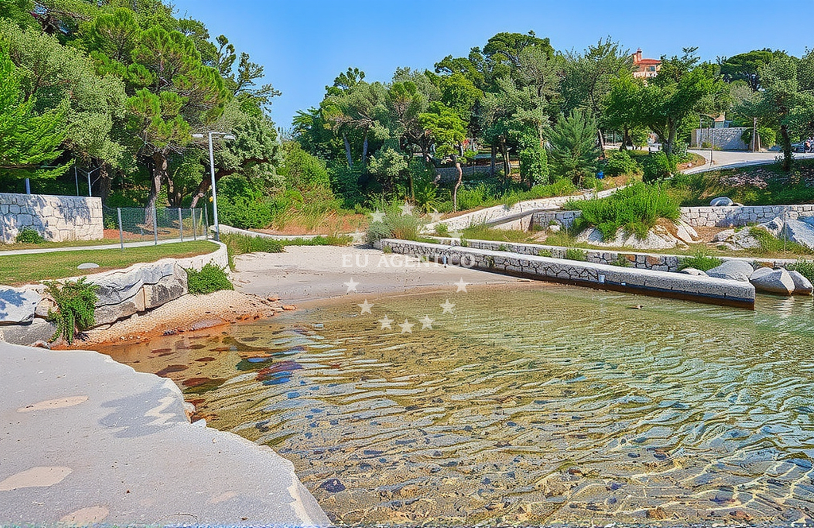 Additional view of Matovica beach in 77b Kampor, Kampor