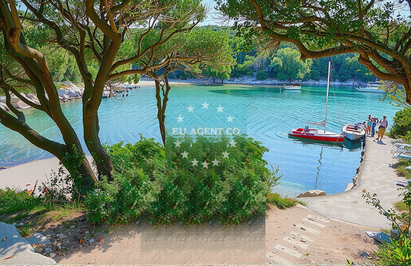 Additional view of Matovica beach in 77b Kampor, Kampor