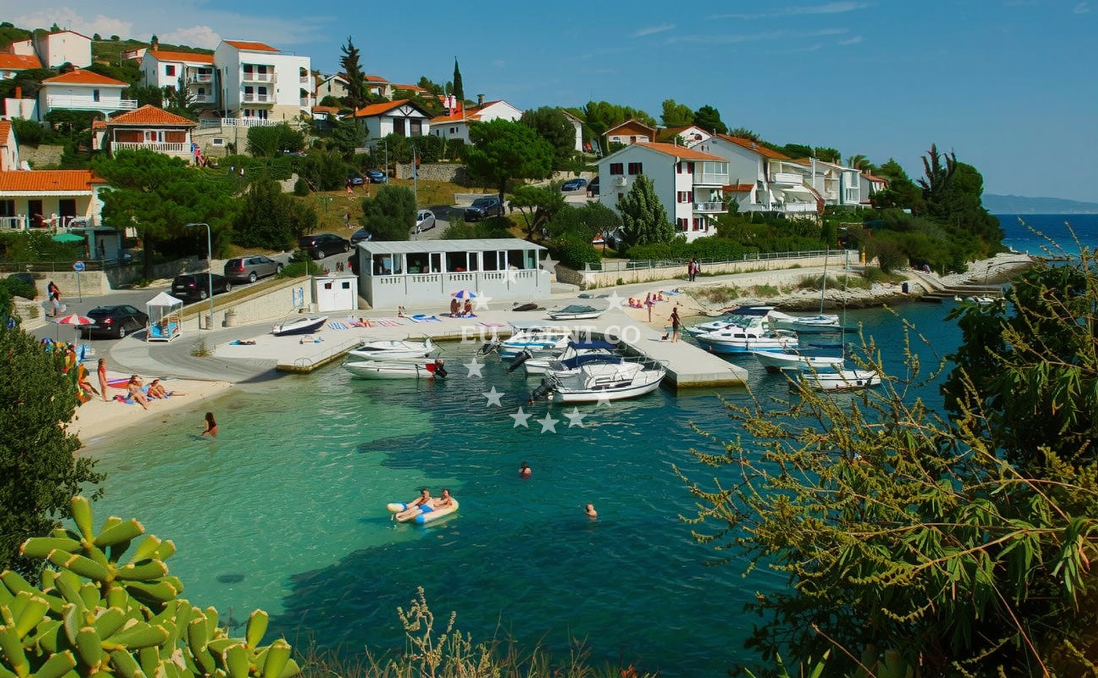 Additional view of Mavarstica beach in 7 Put Sv. Mavra, Trogir