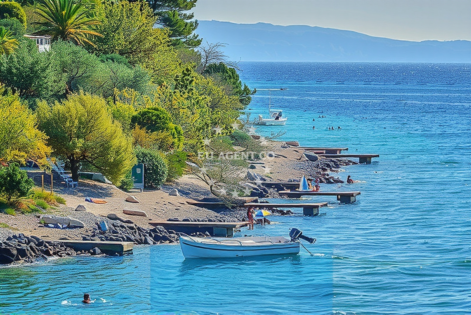 Additional view of Mavarstica beach in 7 Put Sv. Mavra, Trogir