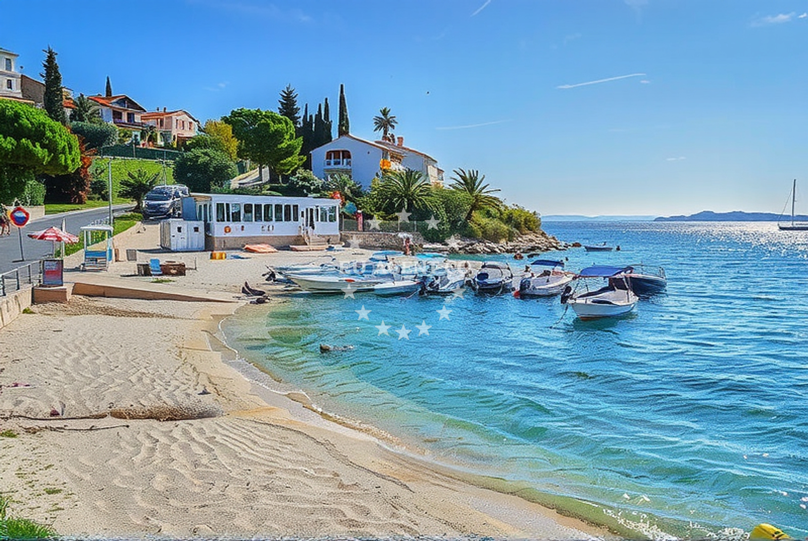 Additional view of Mavarstica beach in 7 Put Sv. Mavra, Trogir