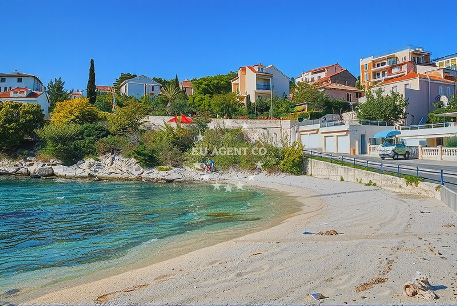 Additional view of Mavarstica beach in 7 Put Sv. Mavra, Trogir