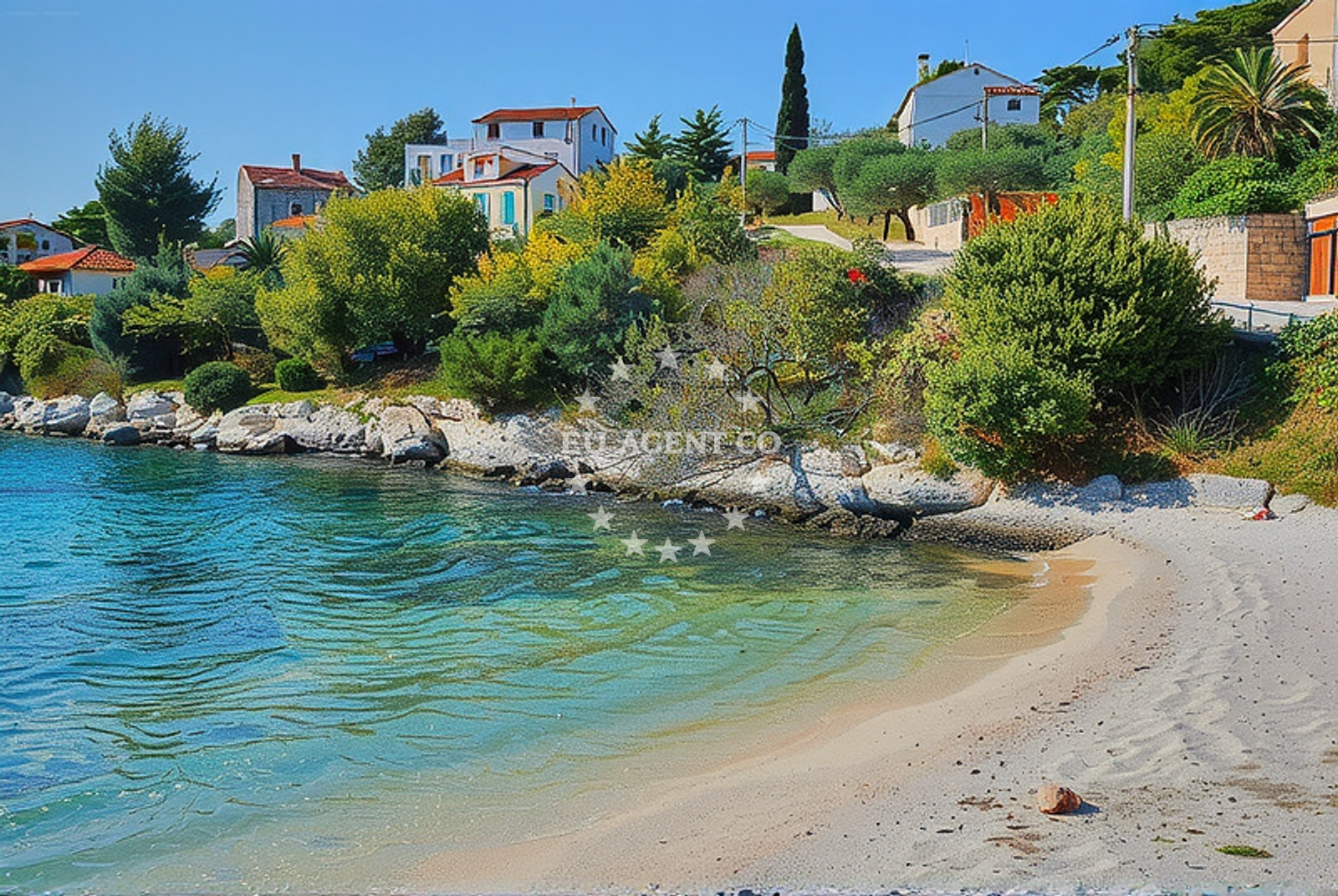 Additional view of Mavarstica beach in 7 Put Sv. Mavra, Trogir