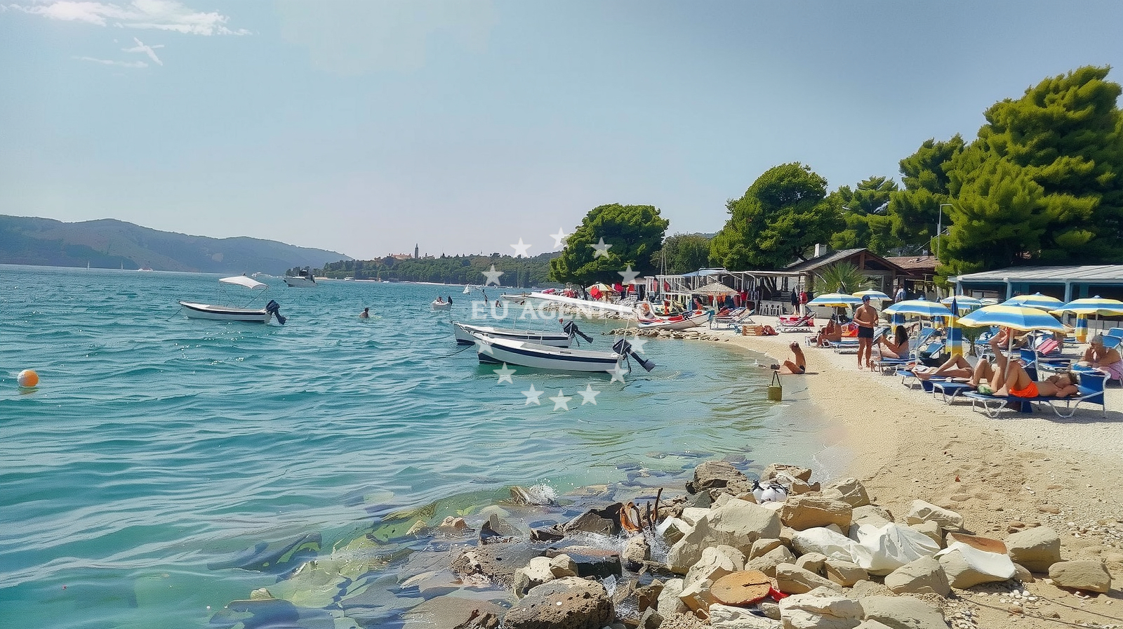 Additional view of Medena beach in Hrvatskih žrtava 187, Trogir