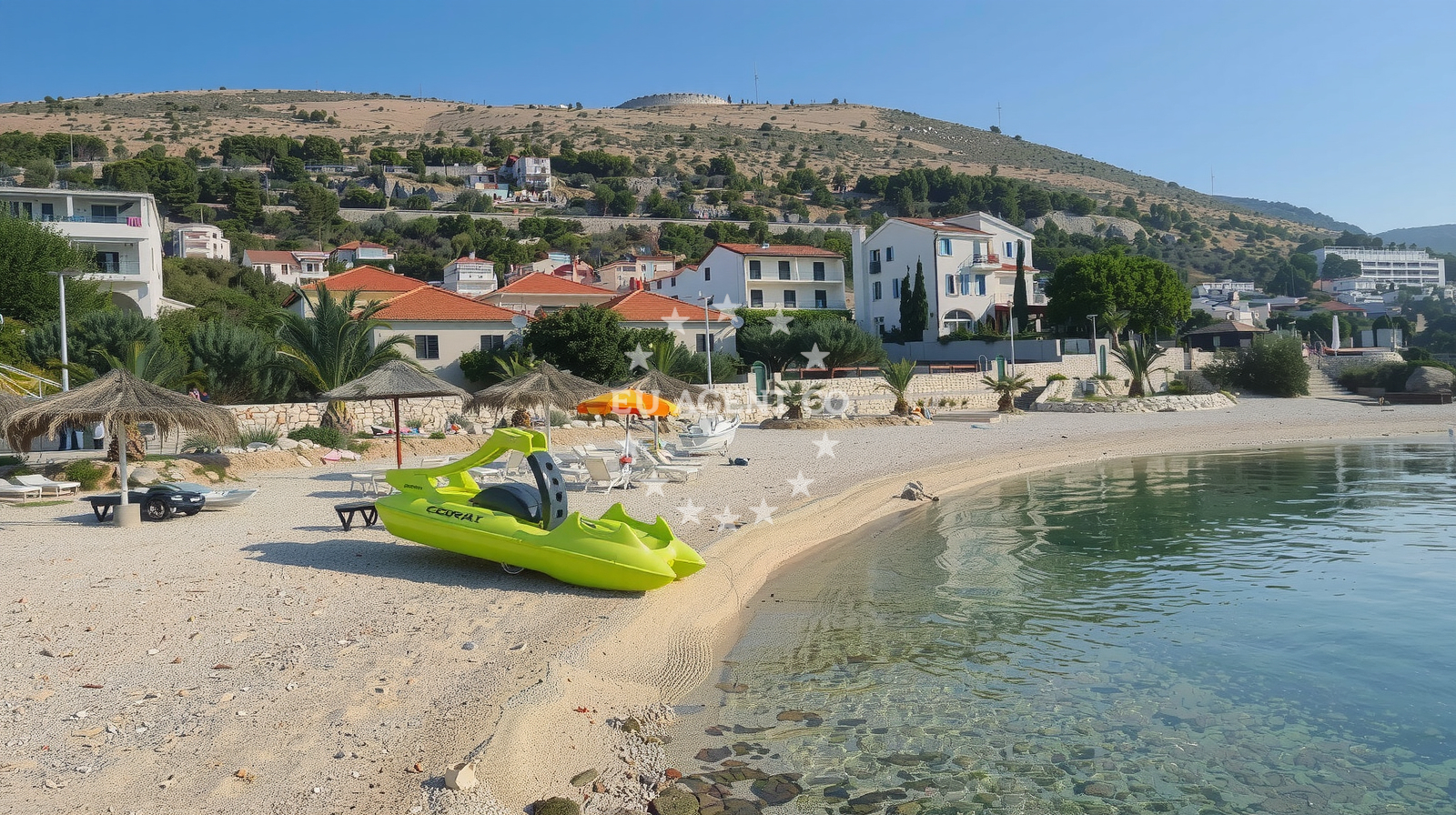 Additional view of Medena beach in Hrvatskih žrtava 187, Trogir