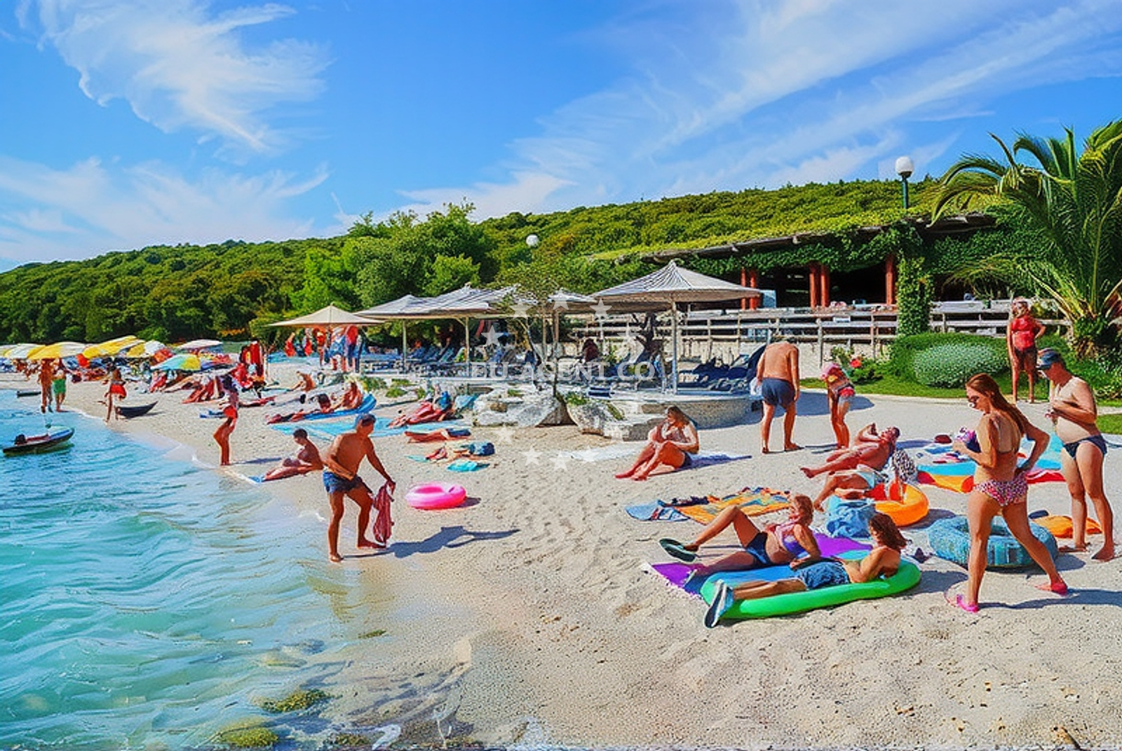 Additional view of Medena beach in Hrvatskih žrtava 187, Trogir