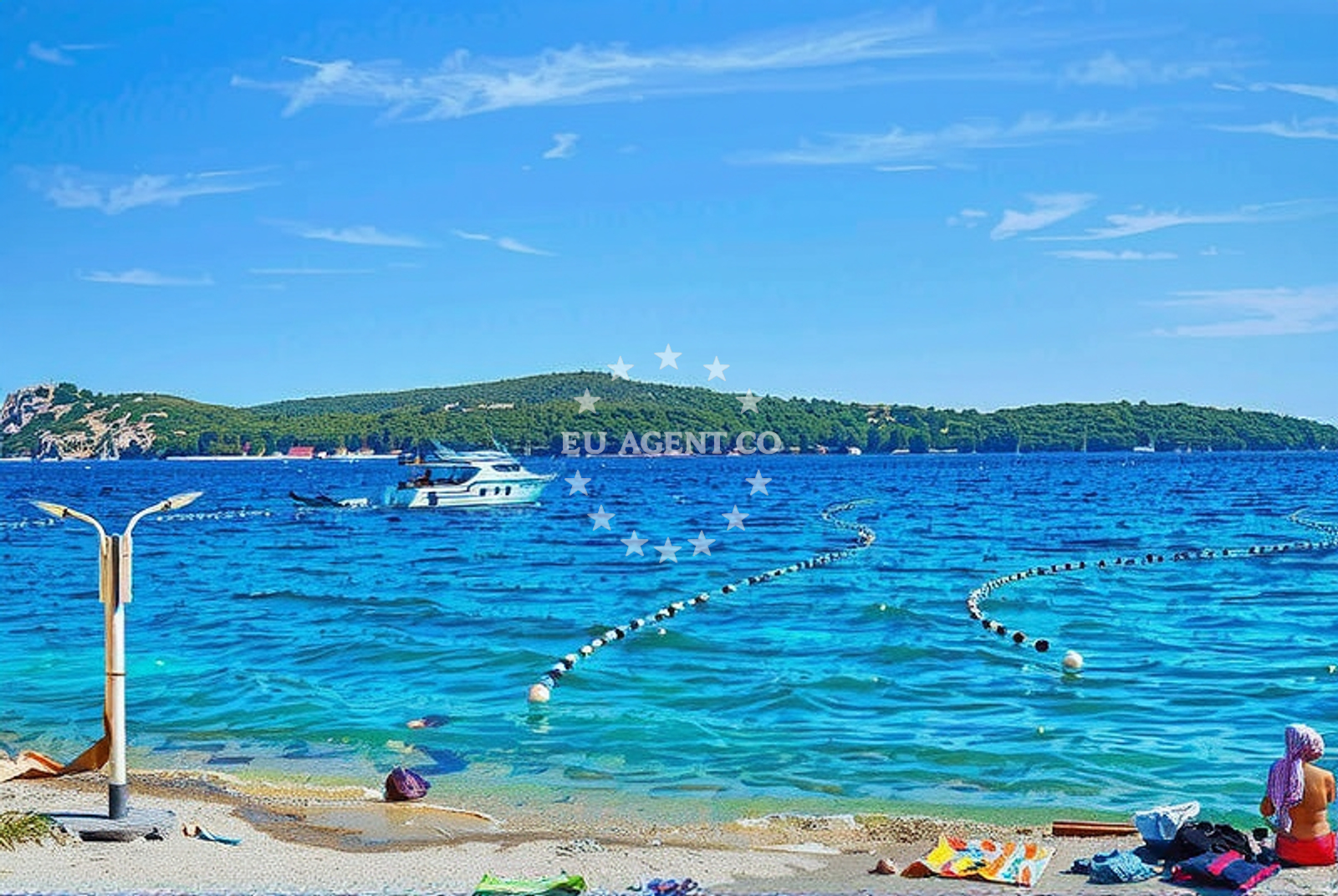 Additional view of Medena beach in Hrvatskih žrtava 187, Trogir
