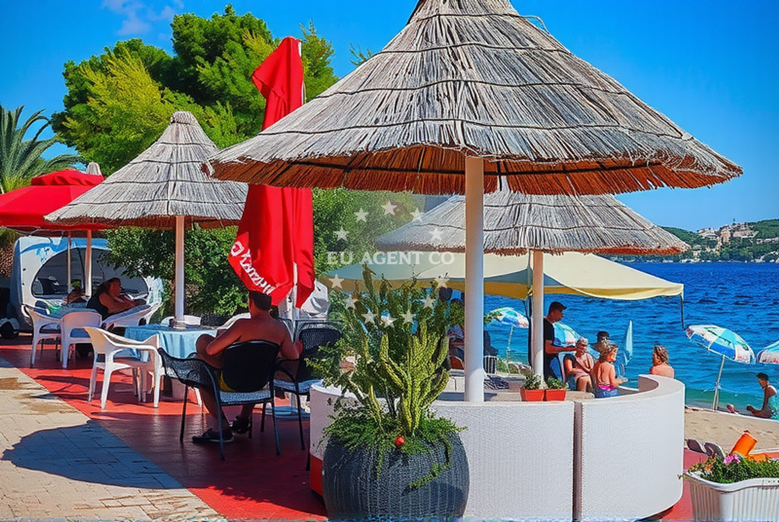 Additional view of Medena beach in Hrvatskih žrtava 187, Trogir