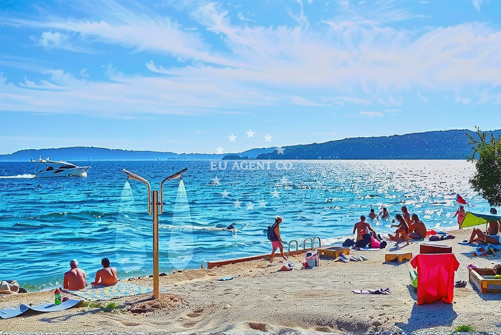 Additional view of Medena beach in Hrvatskih žrtava 187, Trogir