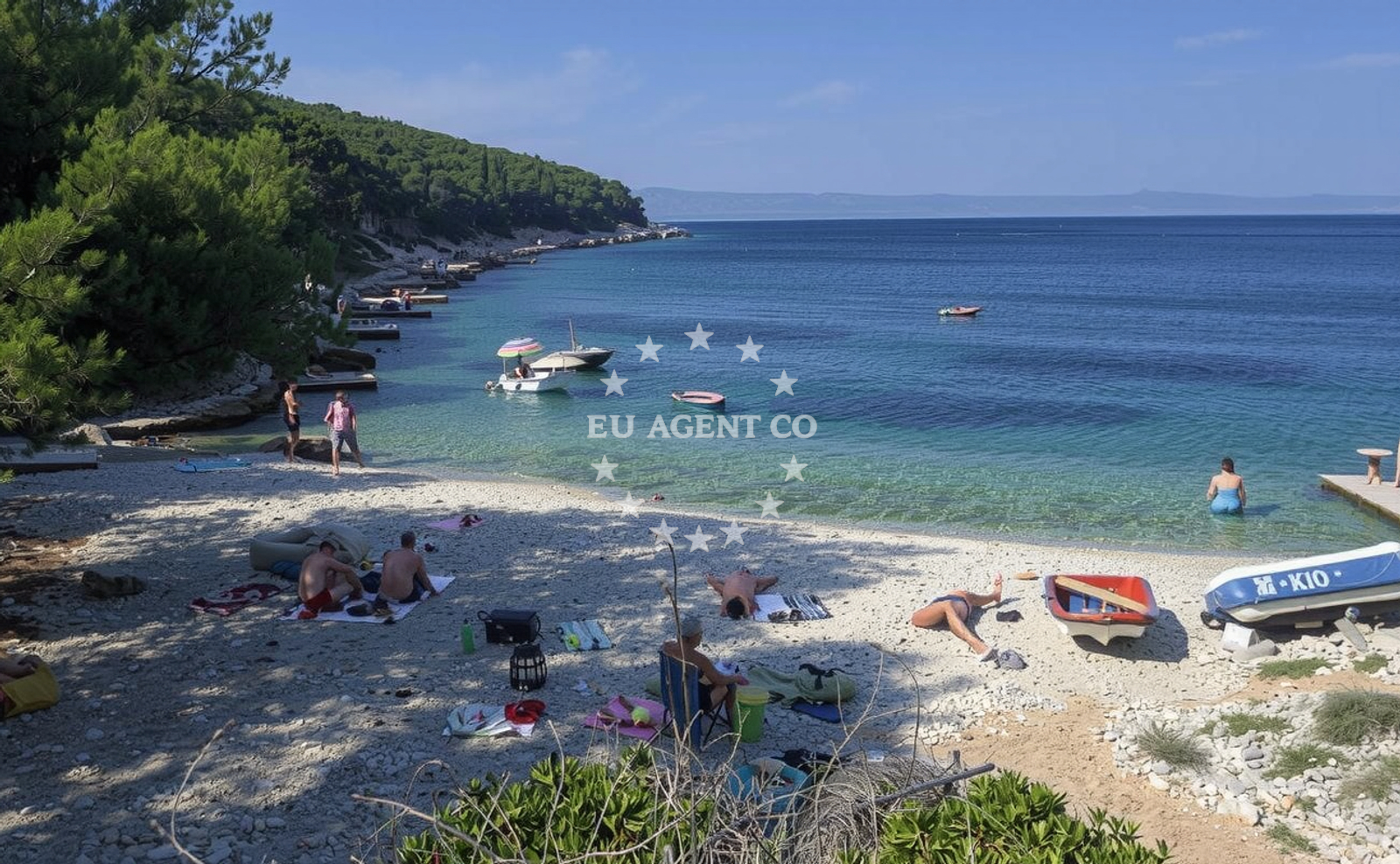 Additional view of Meduza beach in Gradina 7, Vela Luka