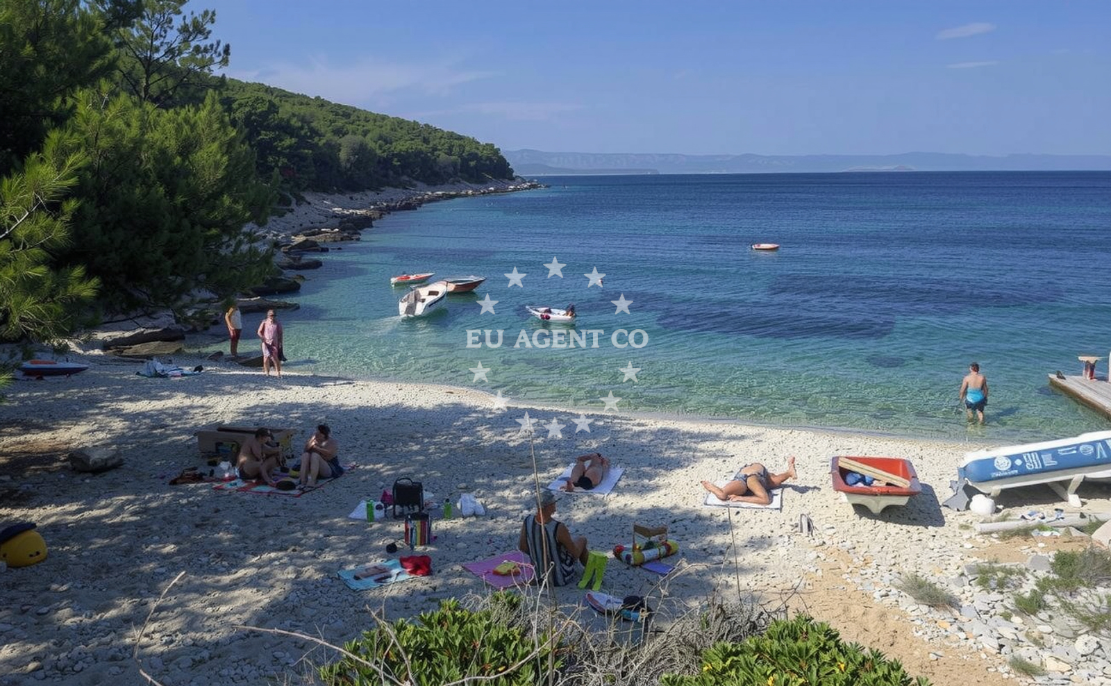Additional view of Meduza beach in Gradina 7, Vela Luka