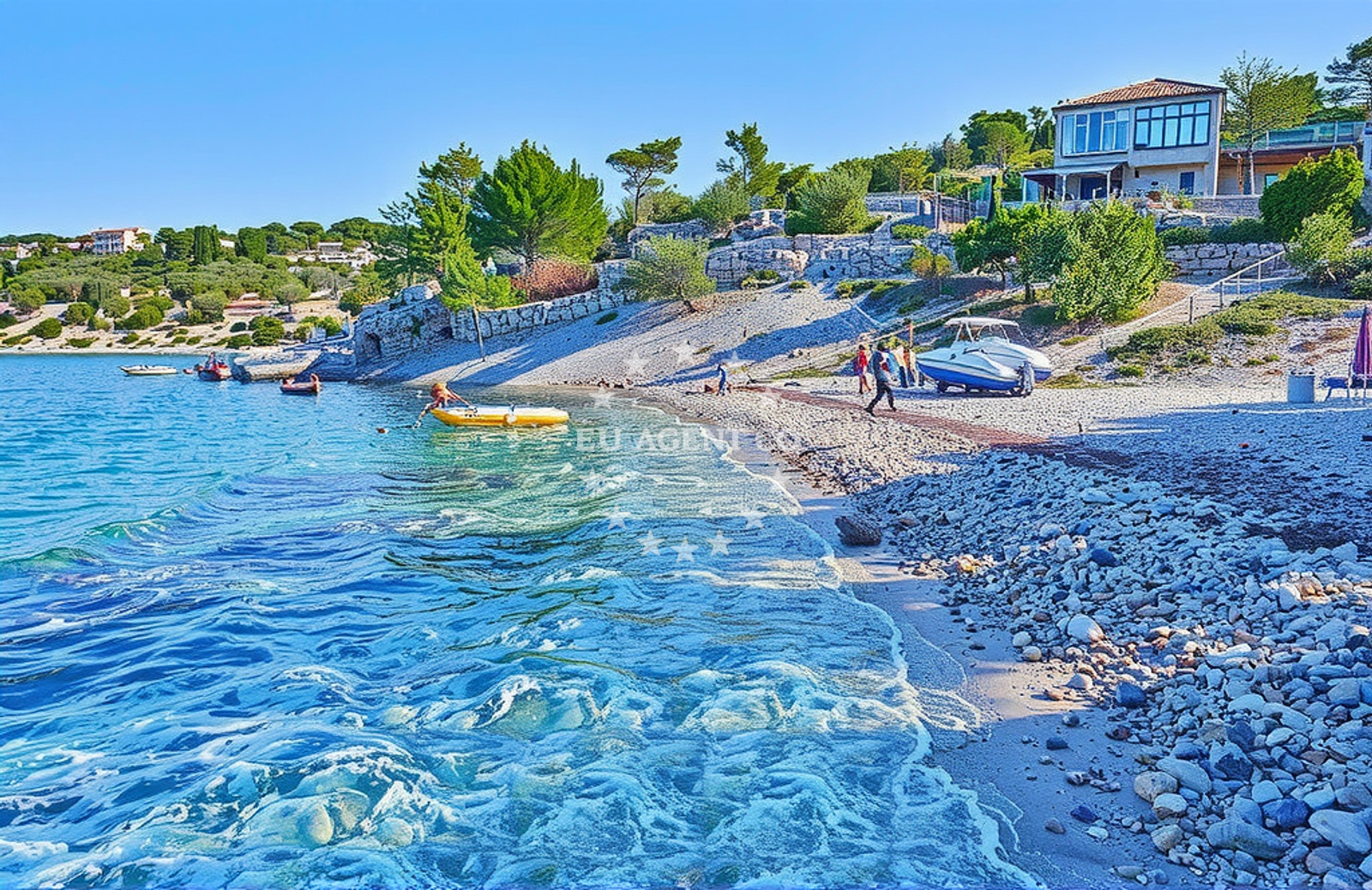 Additional view of Meduza beach in Gradina 7, Vela Luka