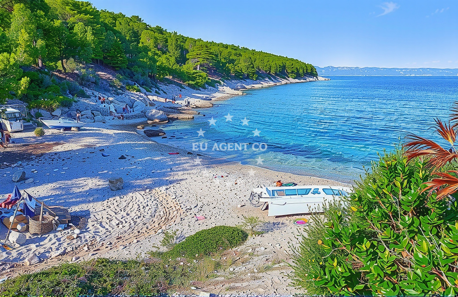 Additional view of Meduza beach in Gradina 7, Vela Luka