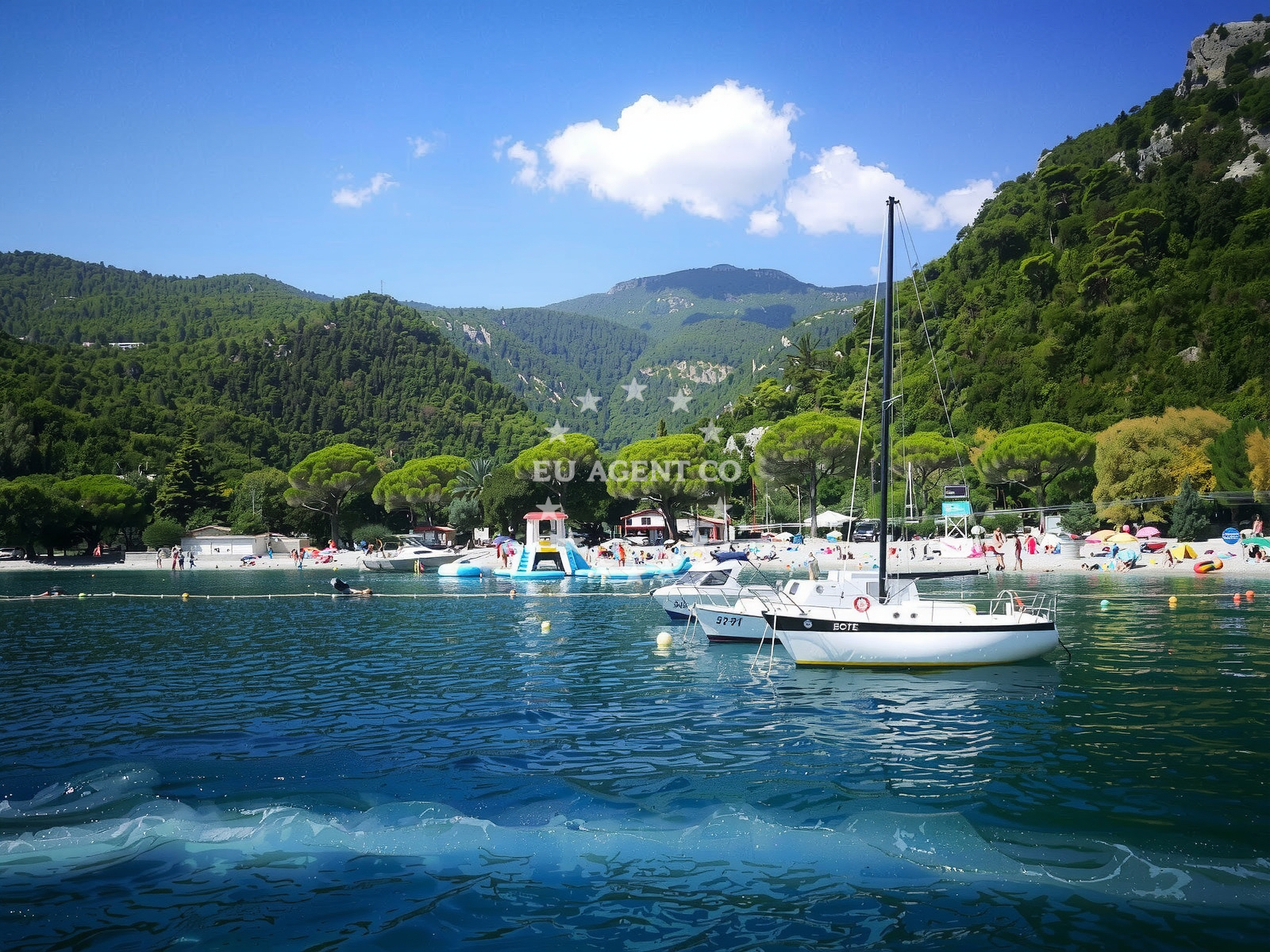 Additional view of Medveja beach in , Lovran