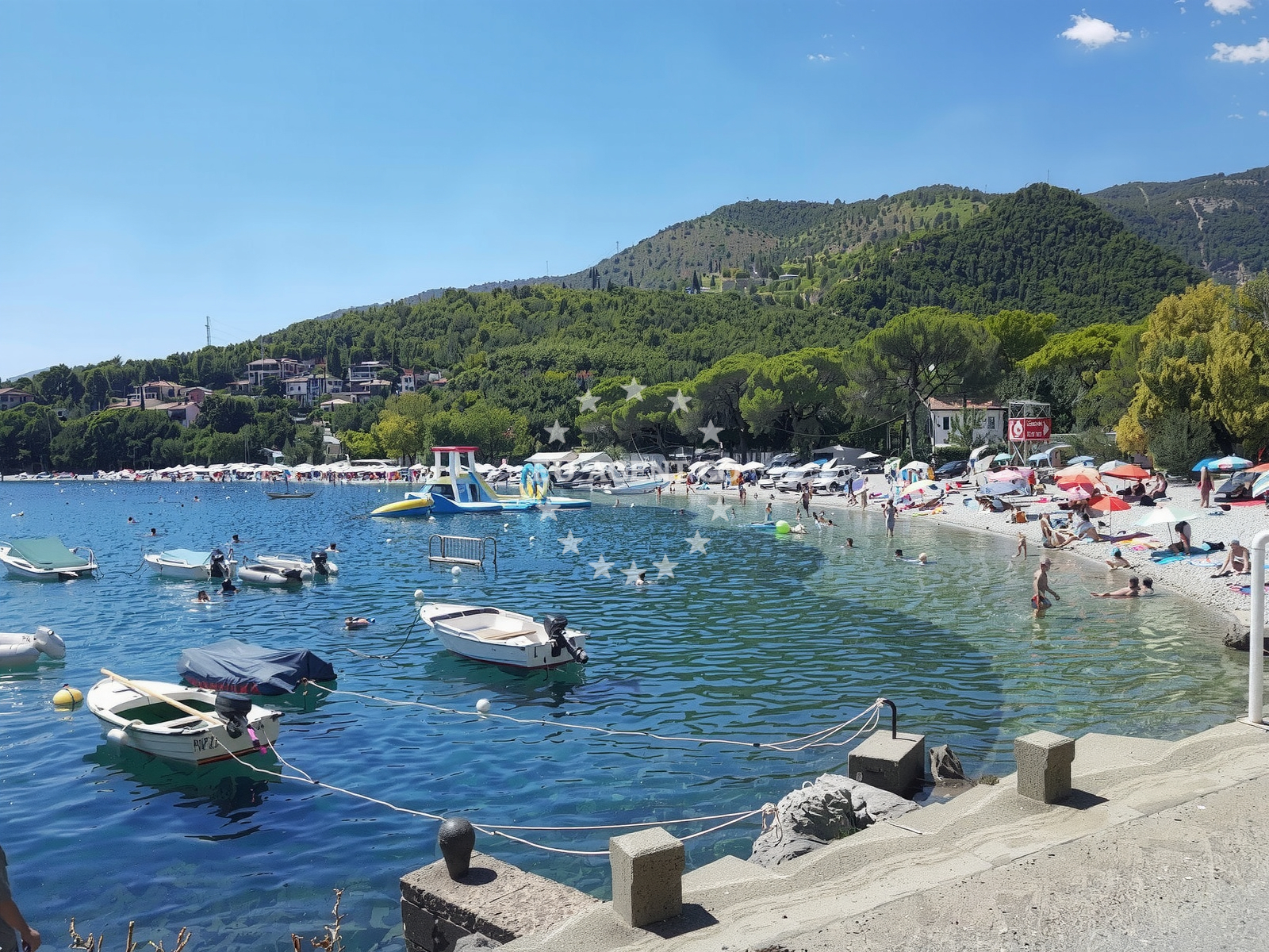 Additional view of Medveja beach in , Lovran