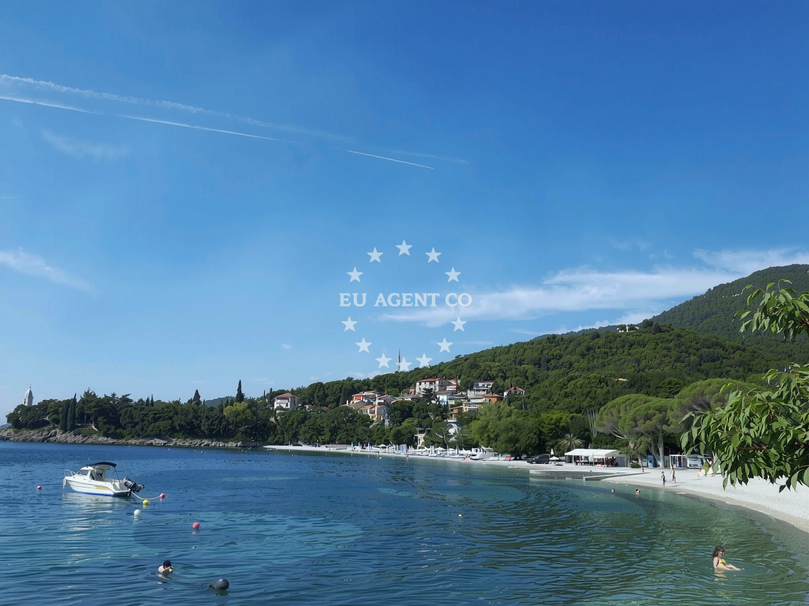 Additional view of Medveja beach in , Lovran