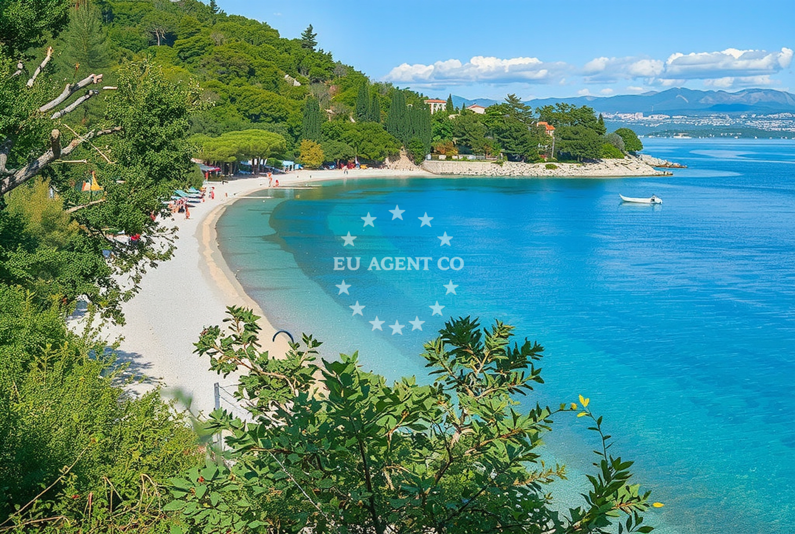 Additional view of Medveja beach in , Lovran