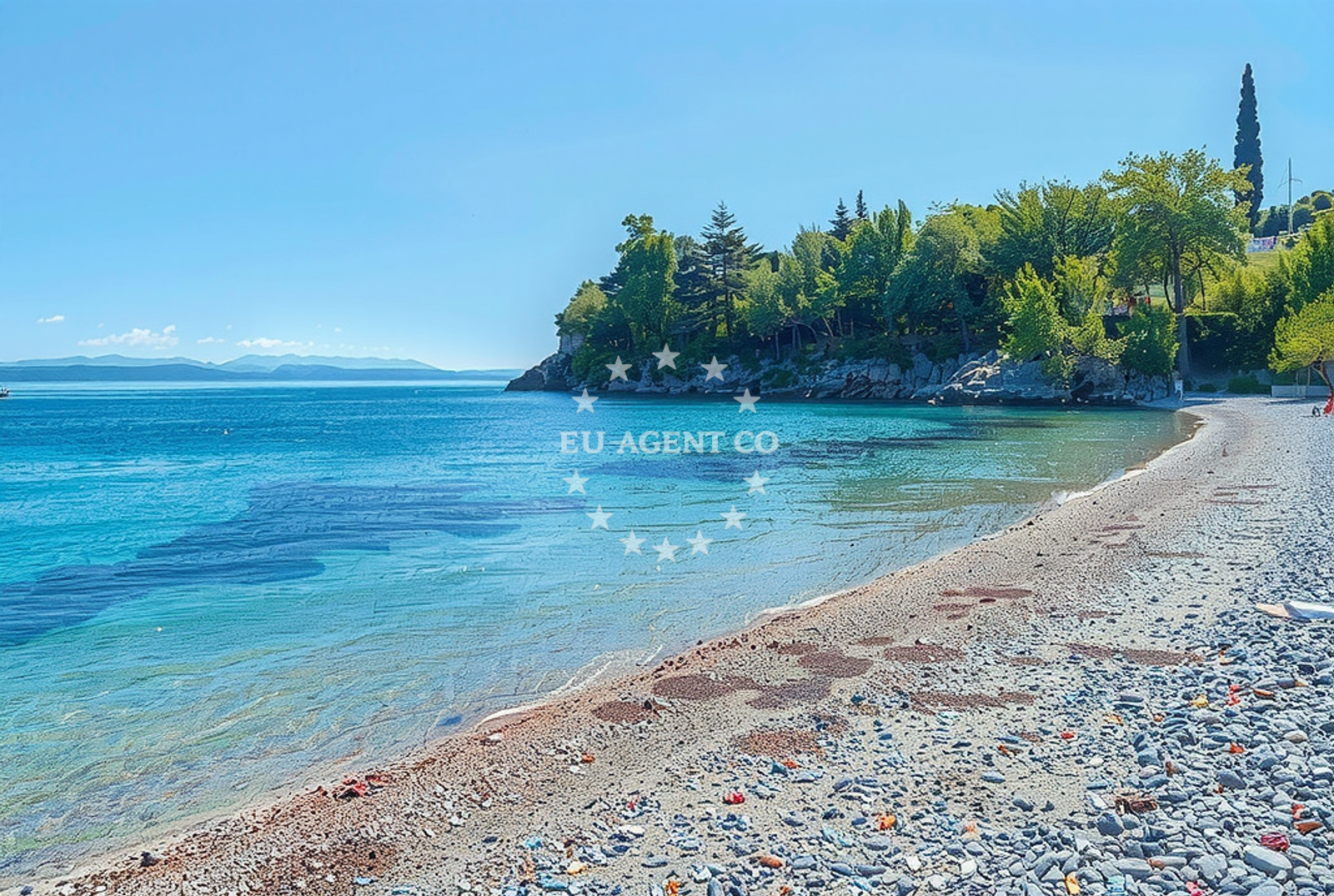 Additional view of Medveja beach in , Lovran