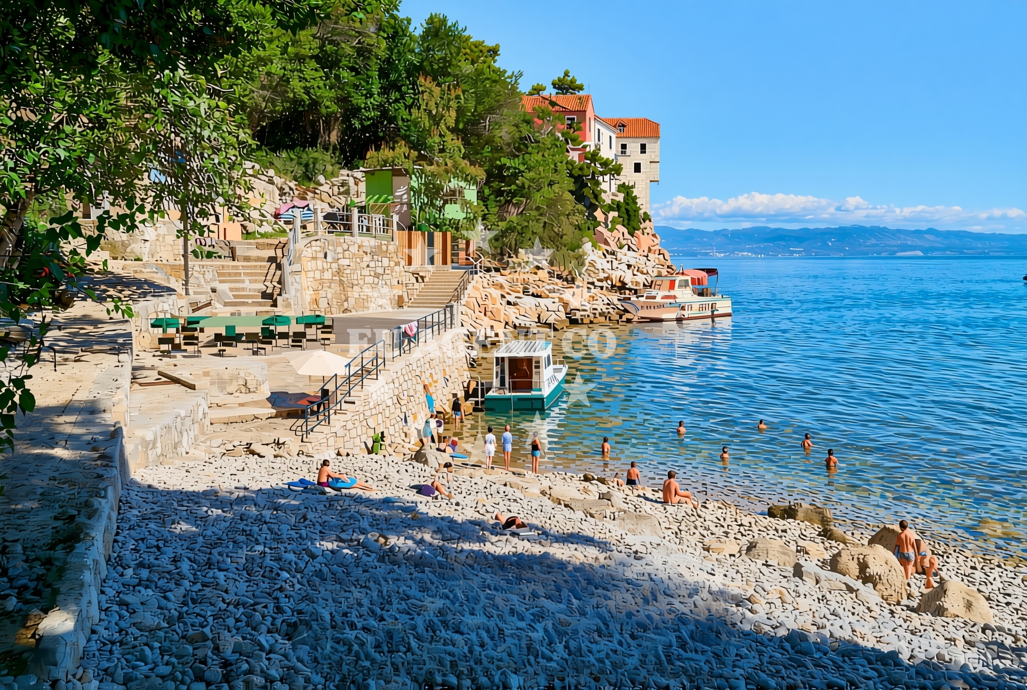 Additional view of Medveja: beaches and coves (2) in Medveja