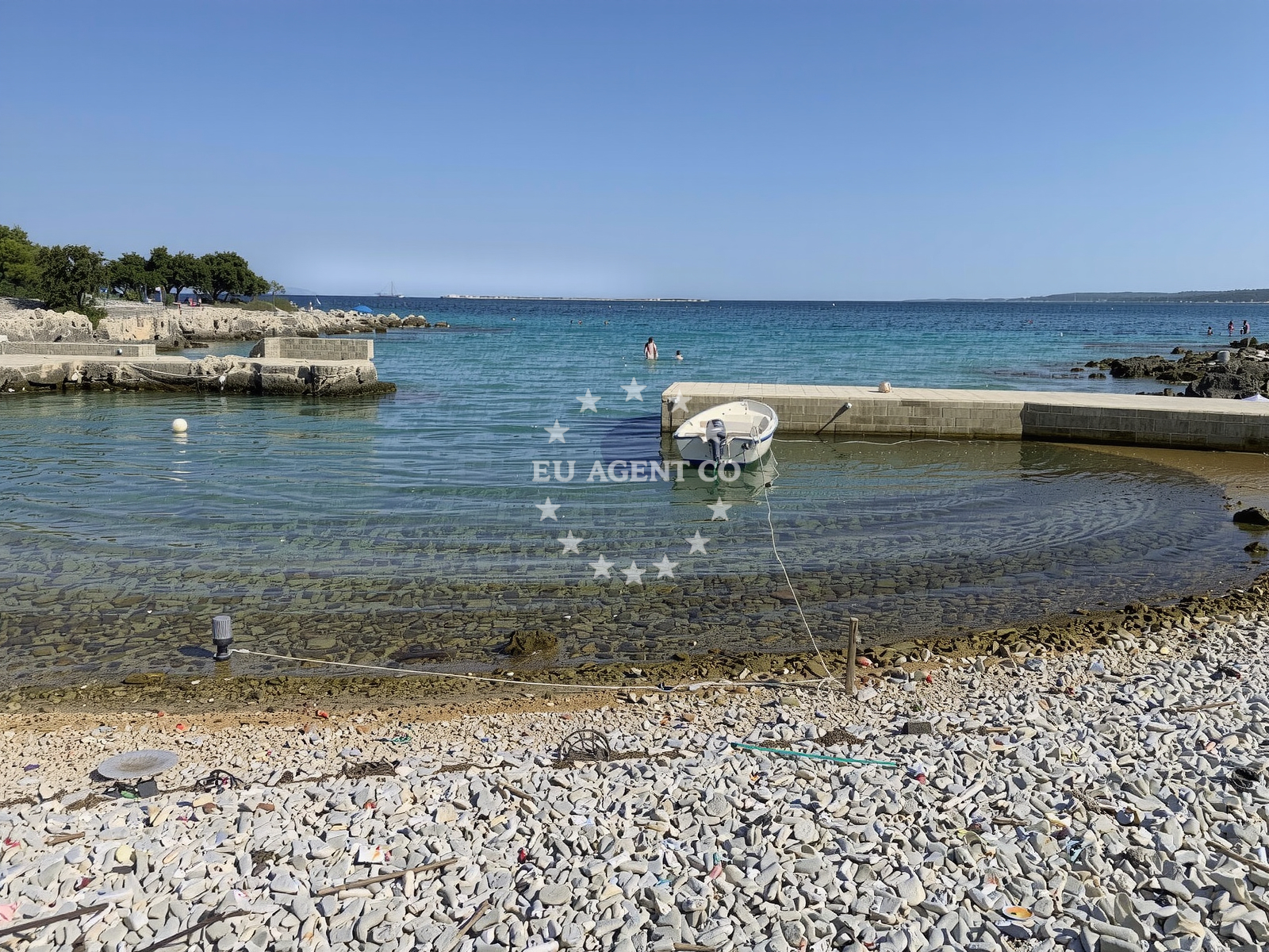 Sea and coastal view of Meli II beach in Belej 61, Belej