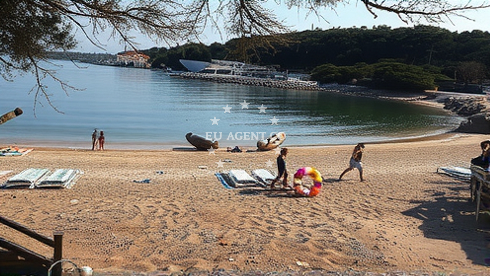 Additional view of Menula beach in , Punta Križa