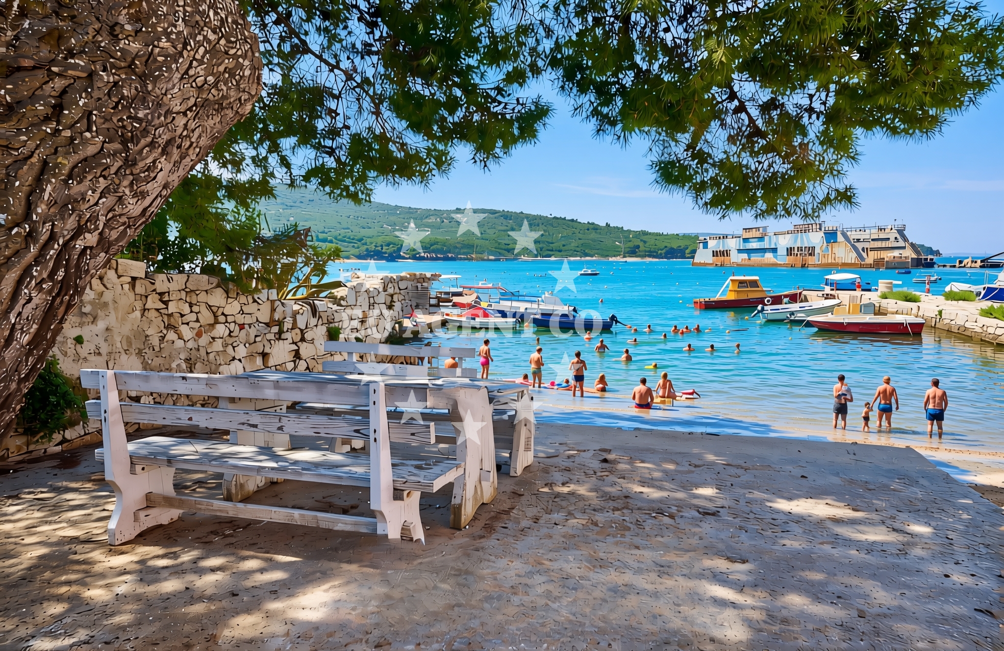 Additional view of Merag (Cres): beaches and coves in Merag (Cres)