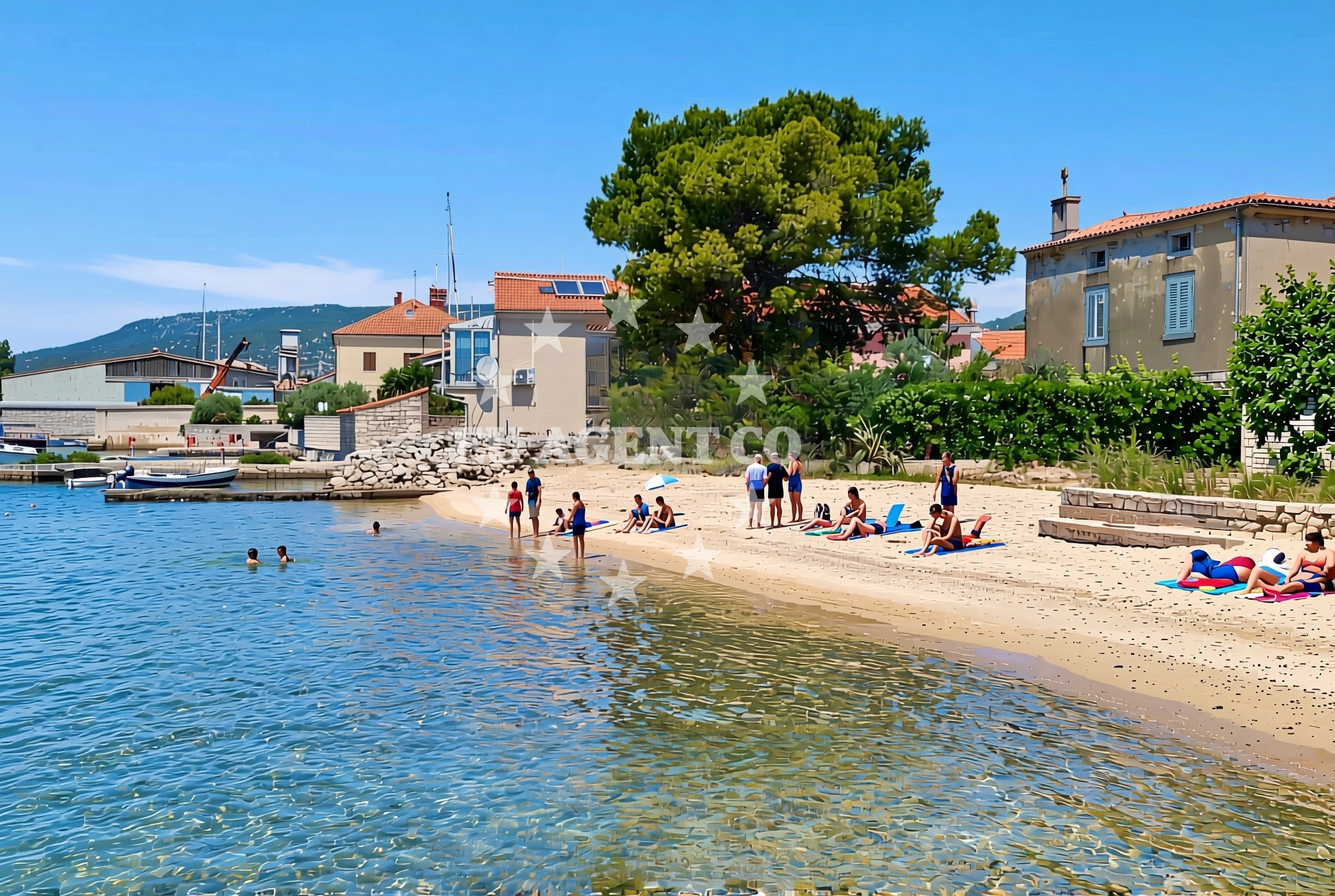 Additional view of Merag (Cres): beaches and coves in Merag (Cres)