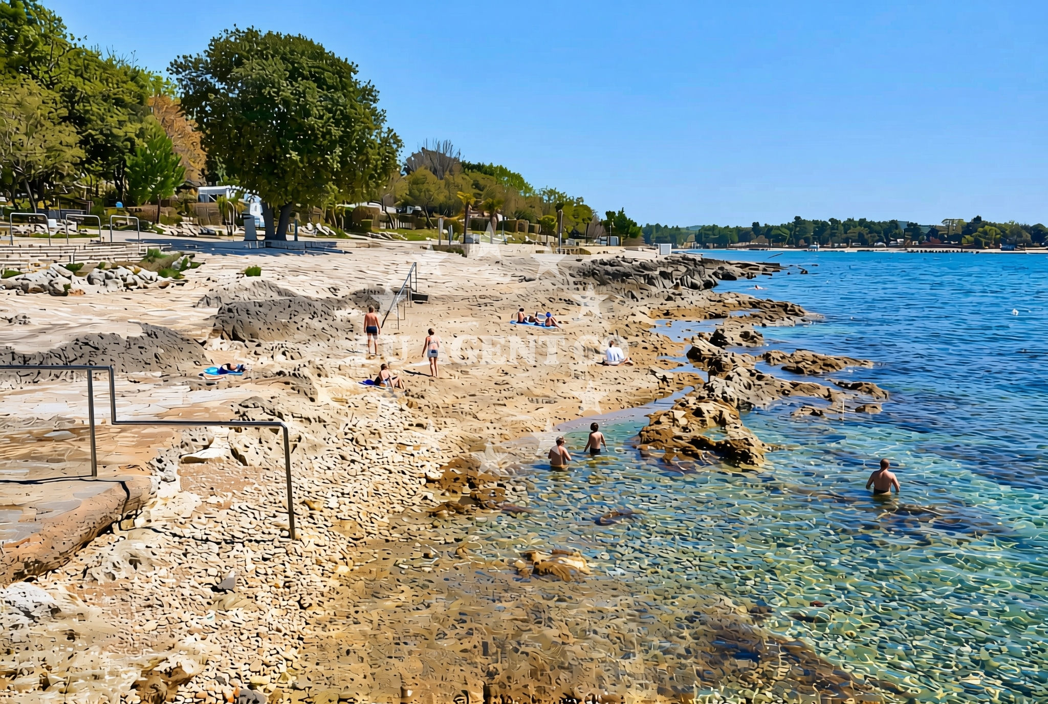 Additional view of Mićelov rt, Vrsar Beach in Mićelov rt