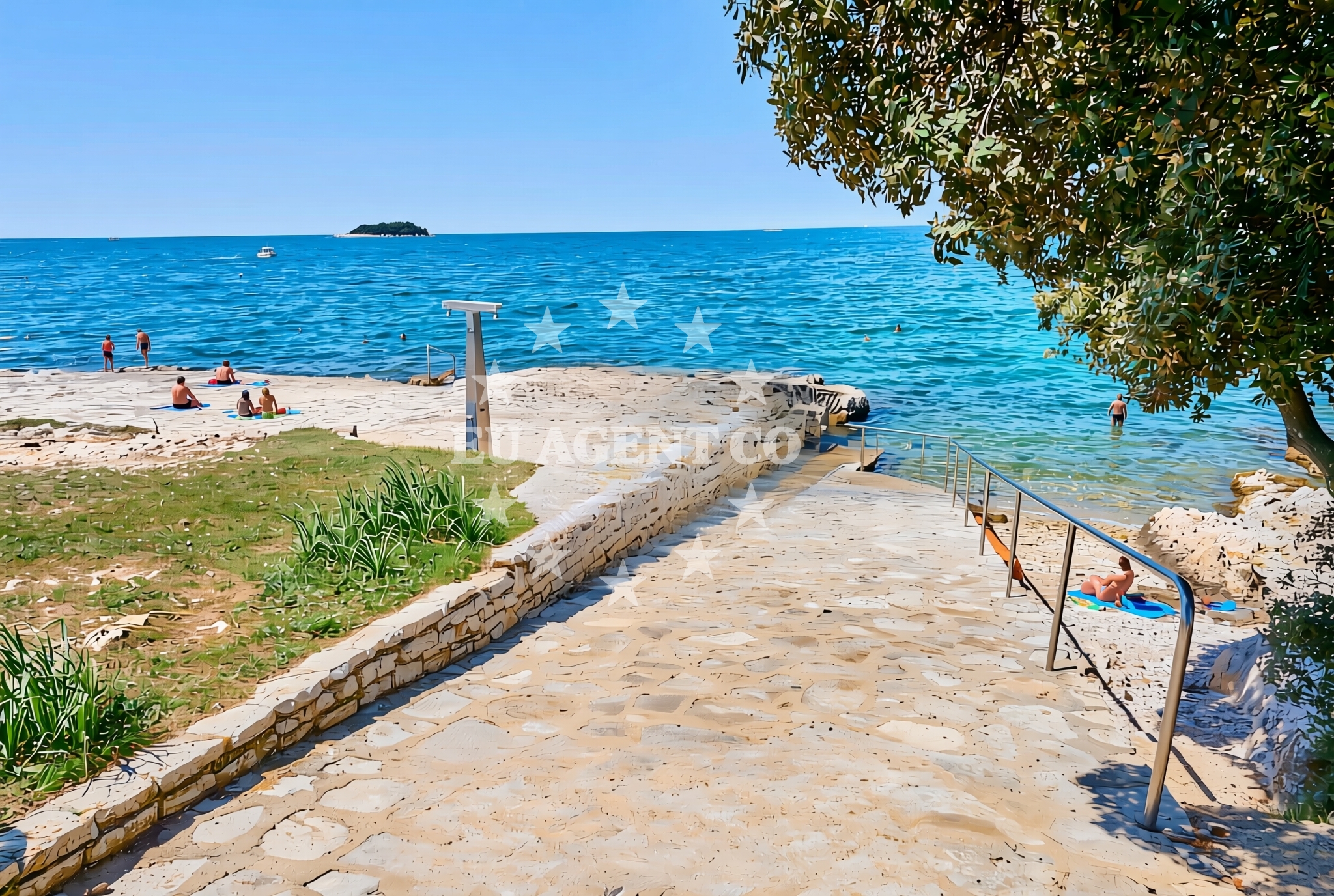 Additional view of Mićelov rt, Vrsar Beach in Mićelov rt