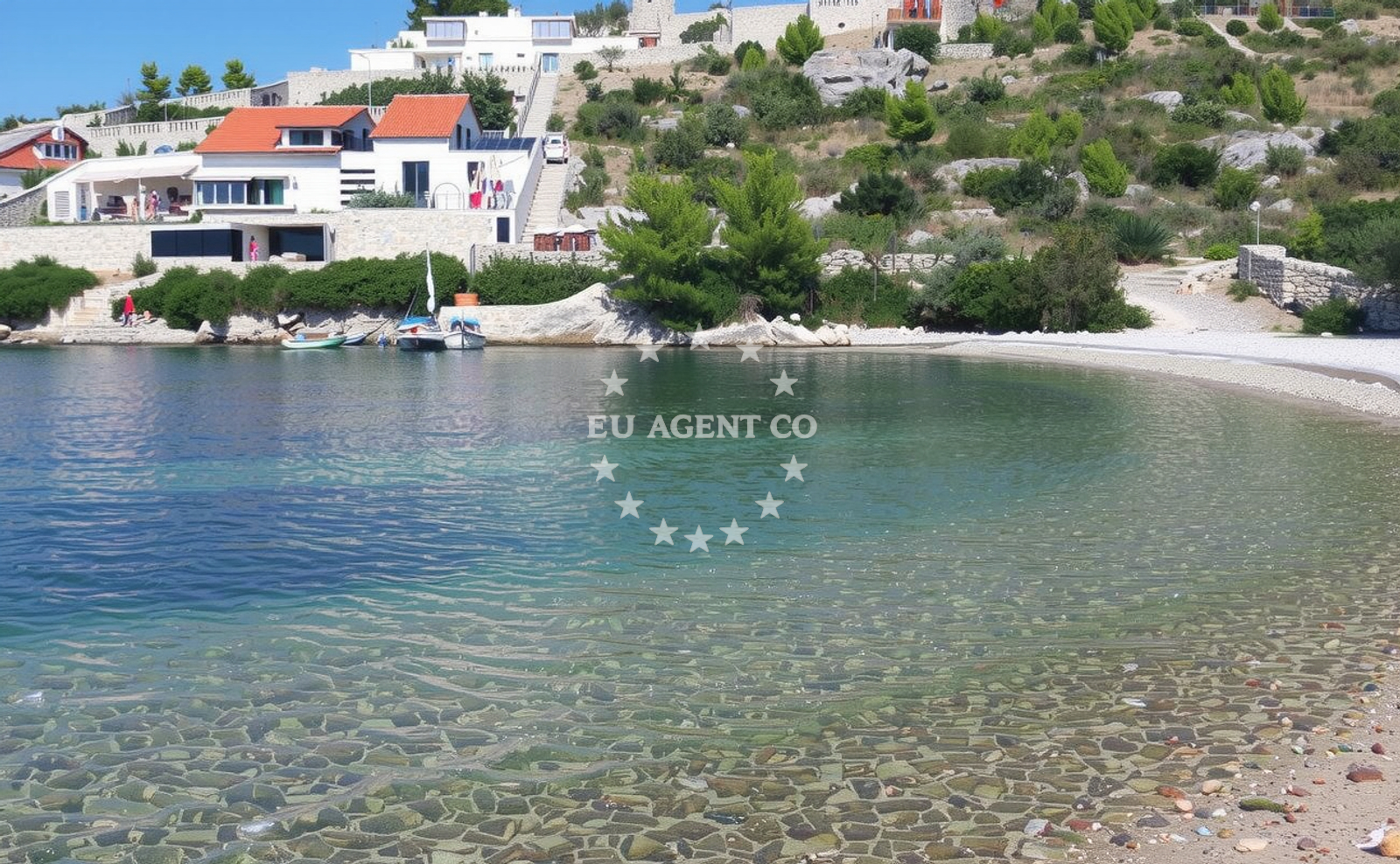 Additional view of Mihoj-dolac beach in Milna 1068, Milna