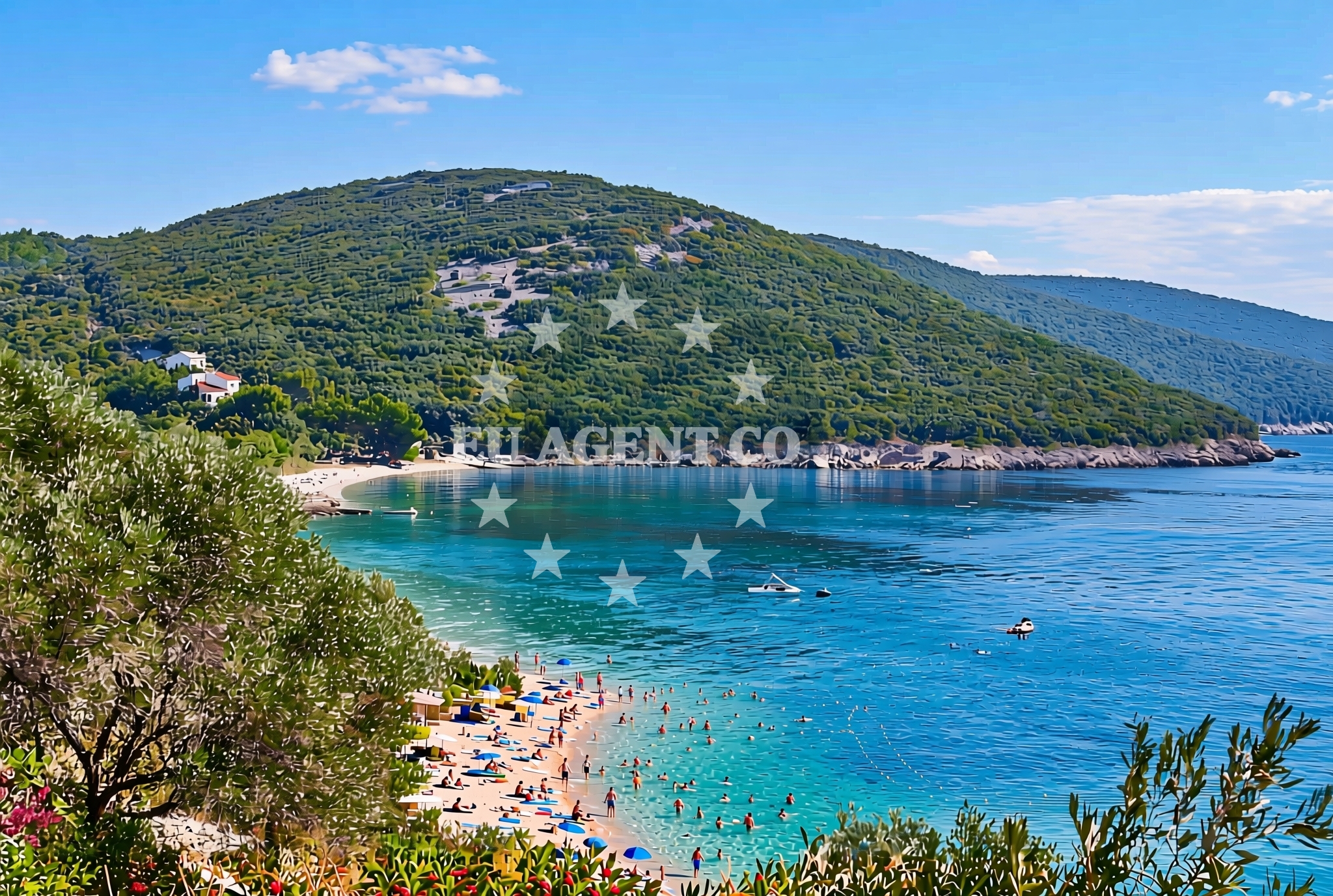 Additional view of Miholašćica jug, Miholašćica (Cres) Beach in Miholašćica jug