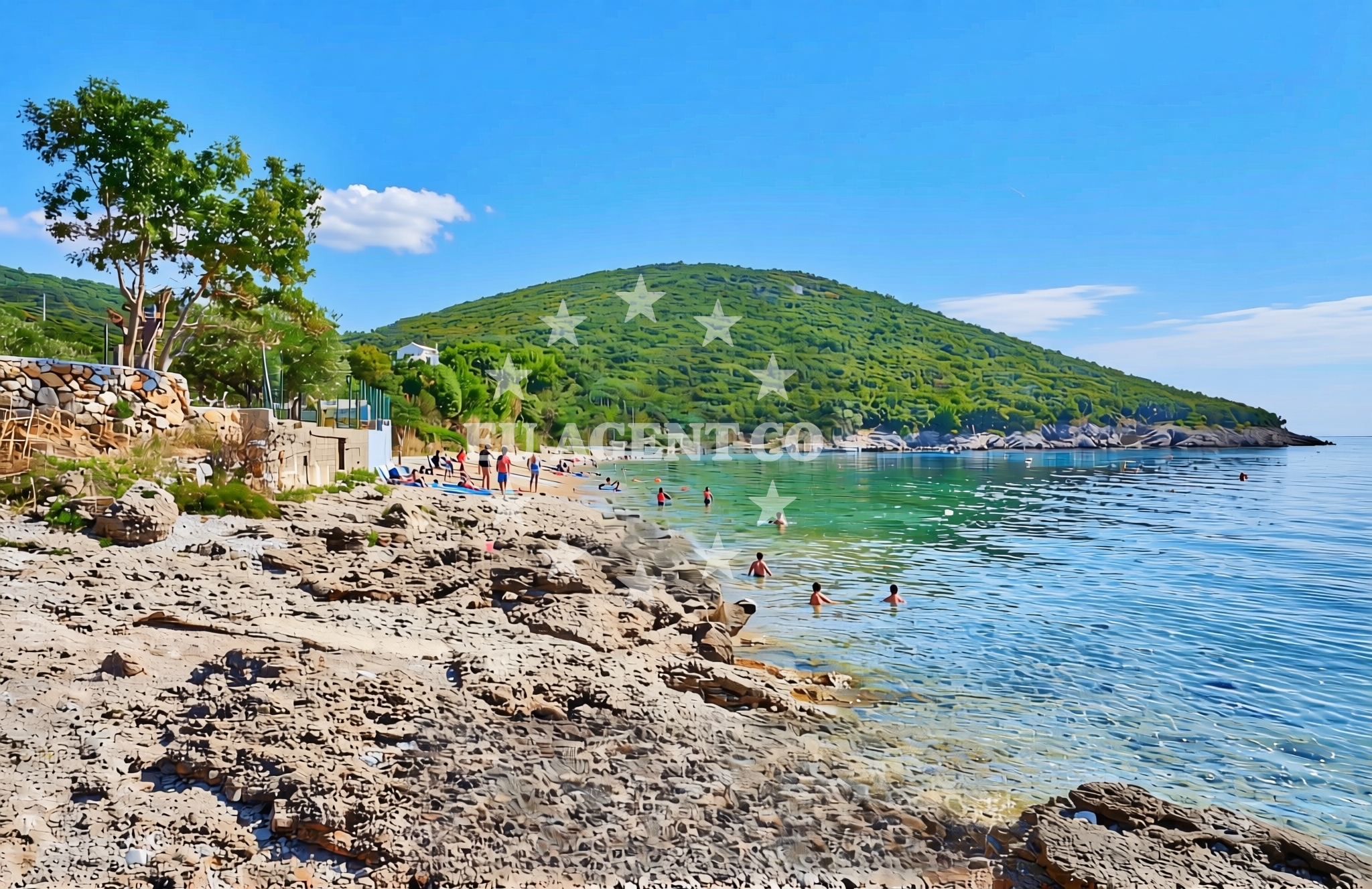 Additional view of Miholašćica jug, Miholašćica (Cres) Beach in Miholašćica jug